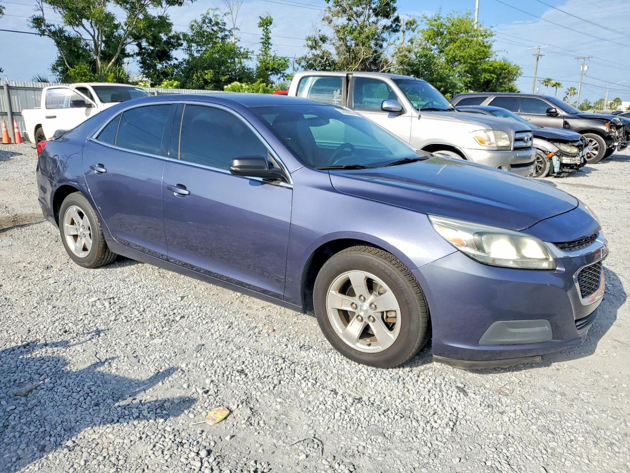 2015 Chevrolet Malibu Ls Blue vin: 1G11A5SL6FF137142