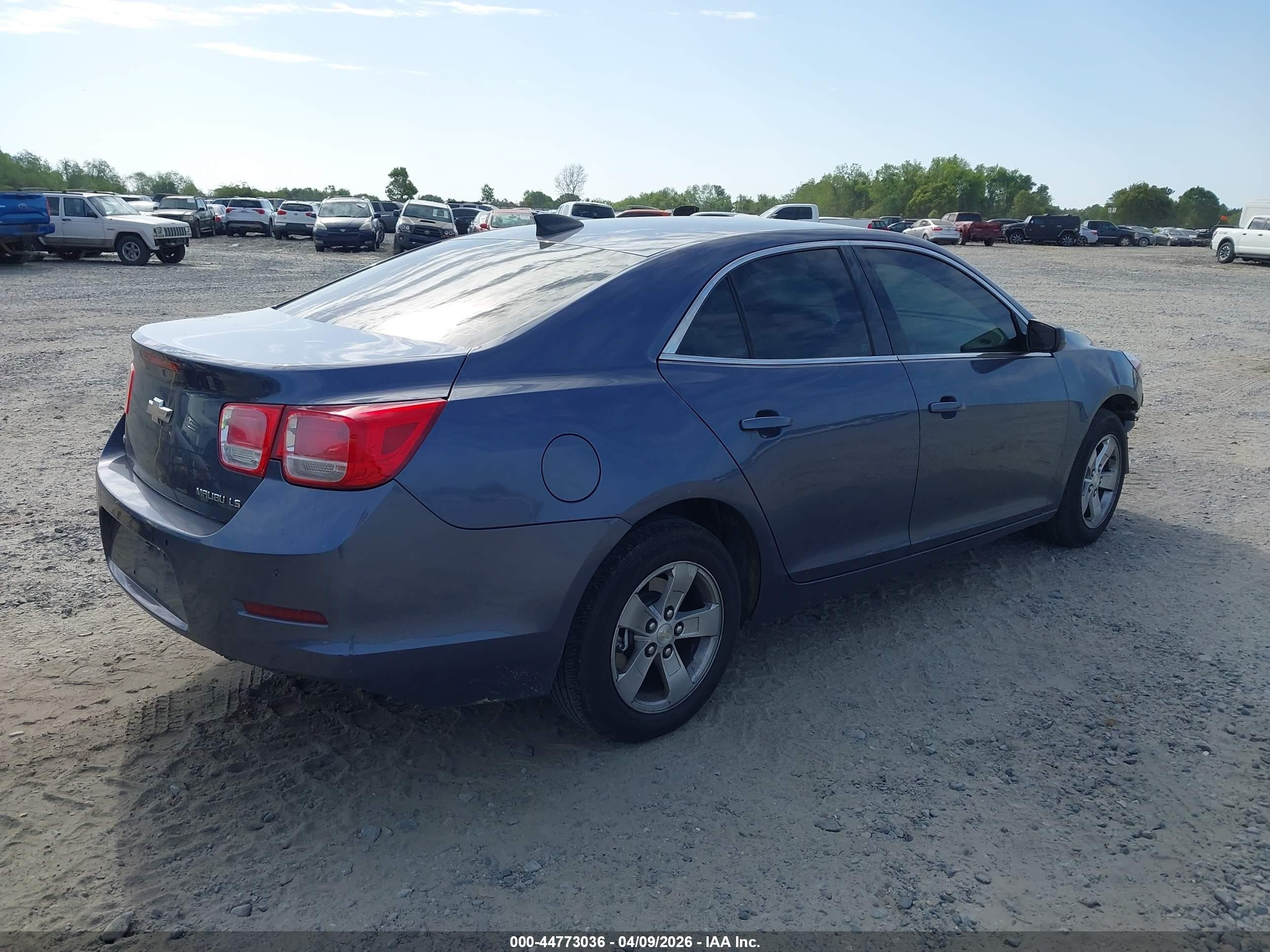 2015 Chevrolet Malibu 1fl Dark Blue vin: 1G11A5SL6FF250010