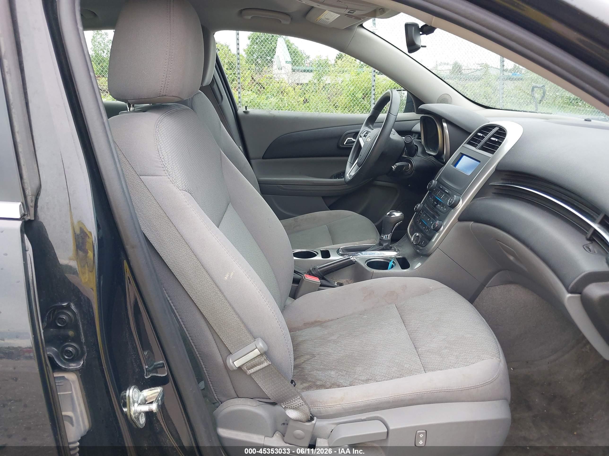 2015 Chevrolet Malibu 1fl Black vin: 1G11A5SL6FF291348