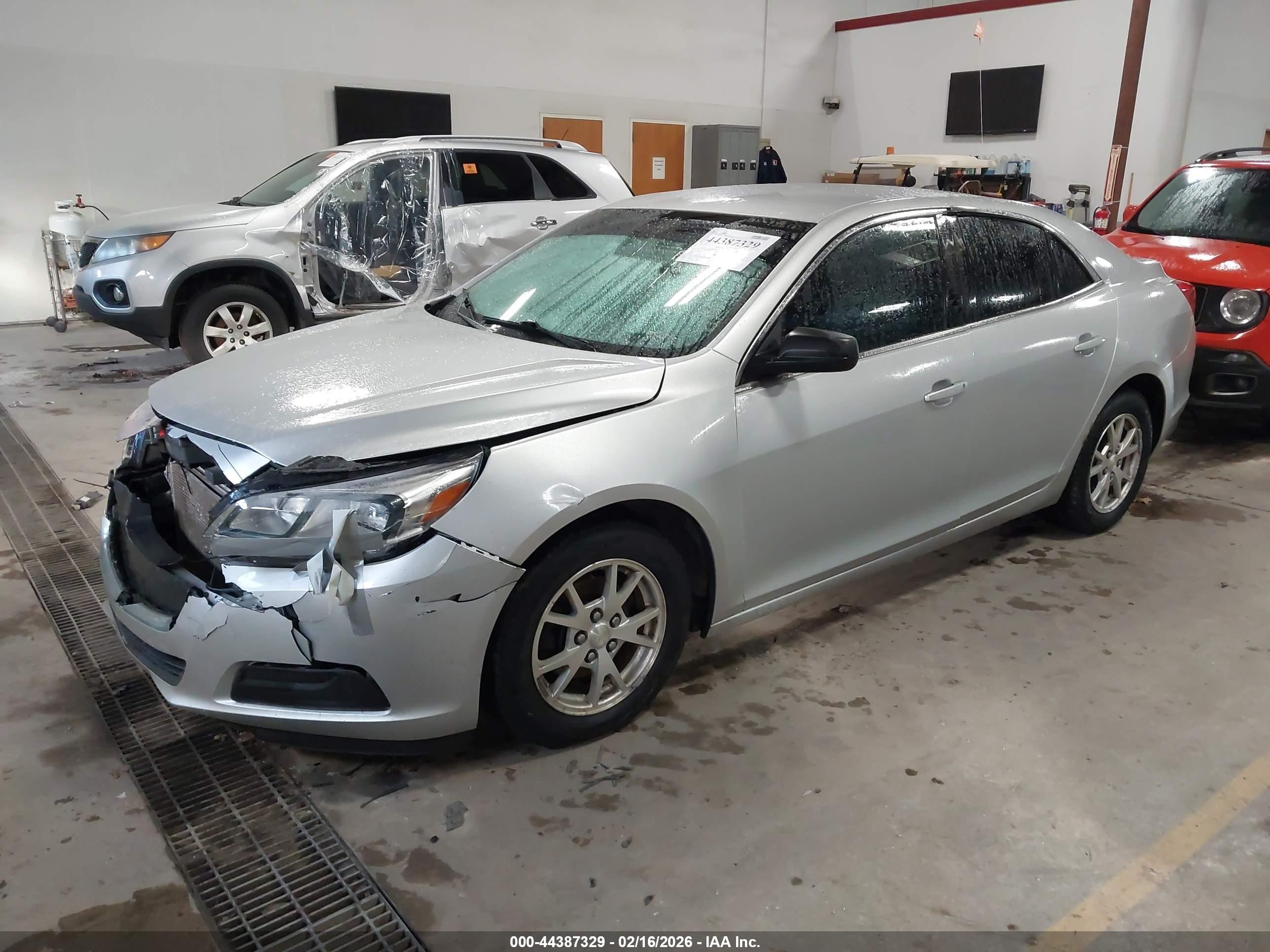 2014 Chevrolet Malibu 1fl Silver vin: 1G11A5SL7EF138329