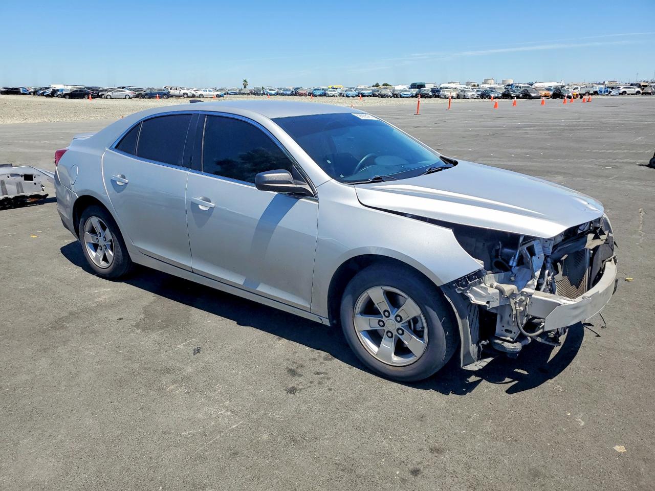 2015 Chevrolet Malibu Ls Silver vin: 1G11A5SL7FF193414
