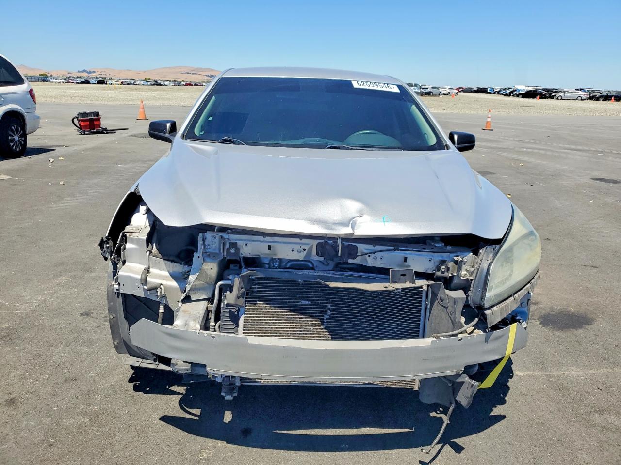 2015 Chevrolet Malibu Ls Silver vin: 1G11A5SL7FF193414