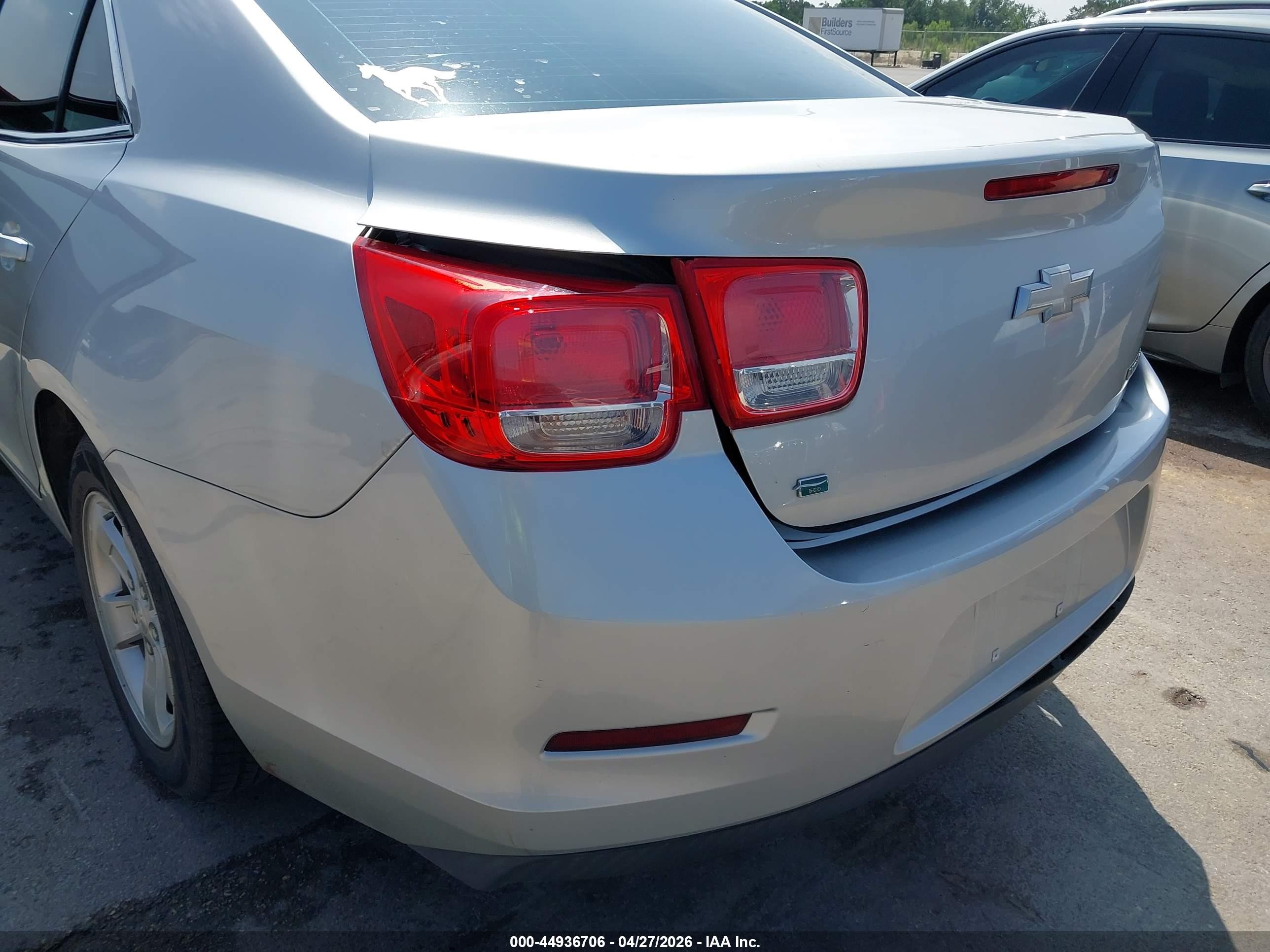 2014 Chevrolet Malibu 1fl Silver vin: 1G11A5SL8EF288871