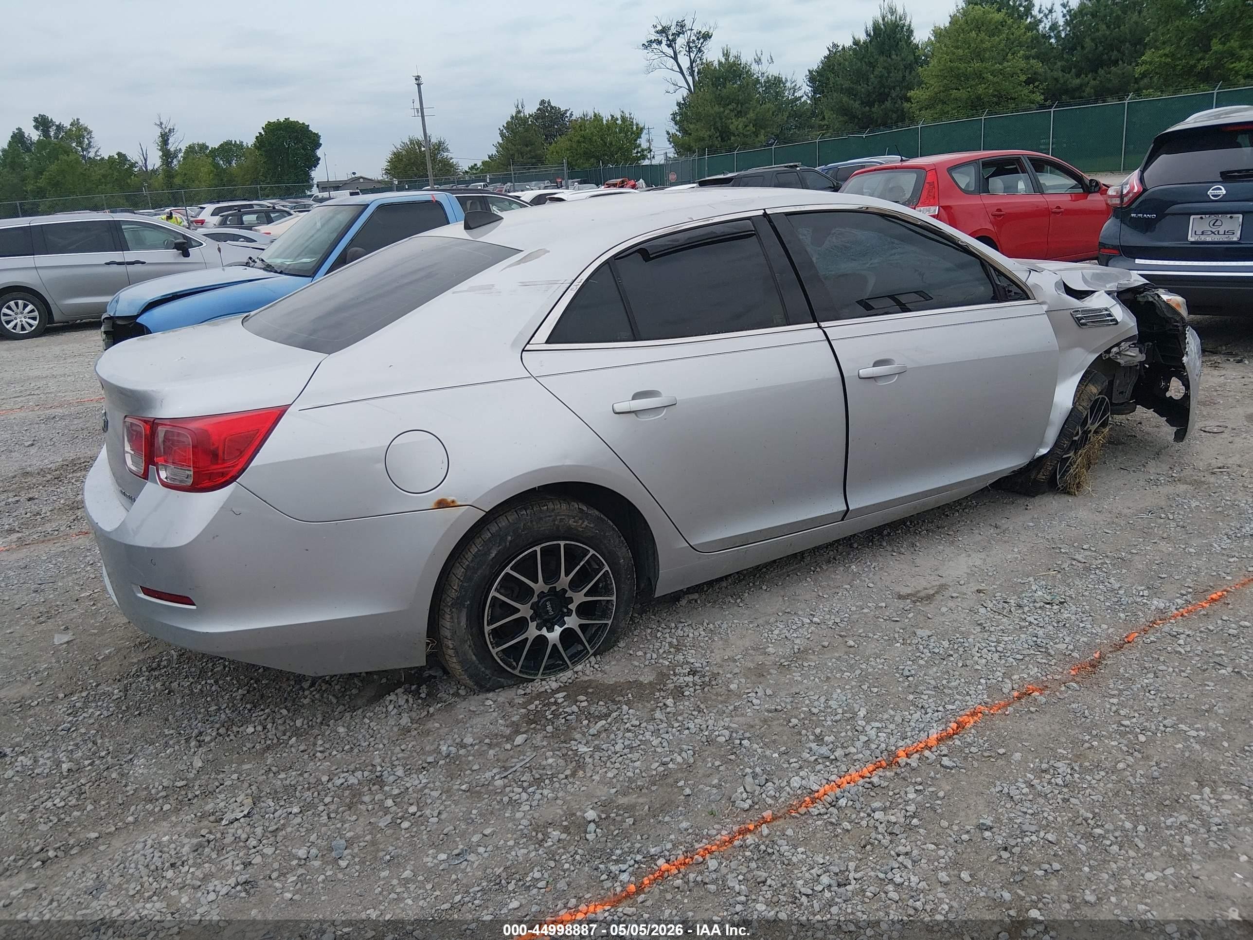 2014 Chevrolet Malibu 1fl Silver vin: 1G11A5SL9EF255524