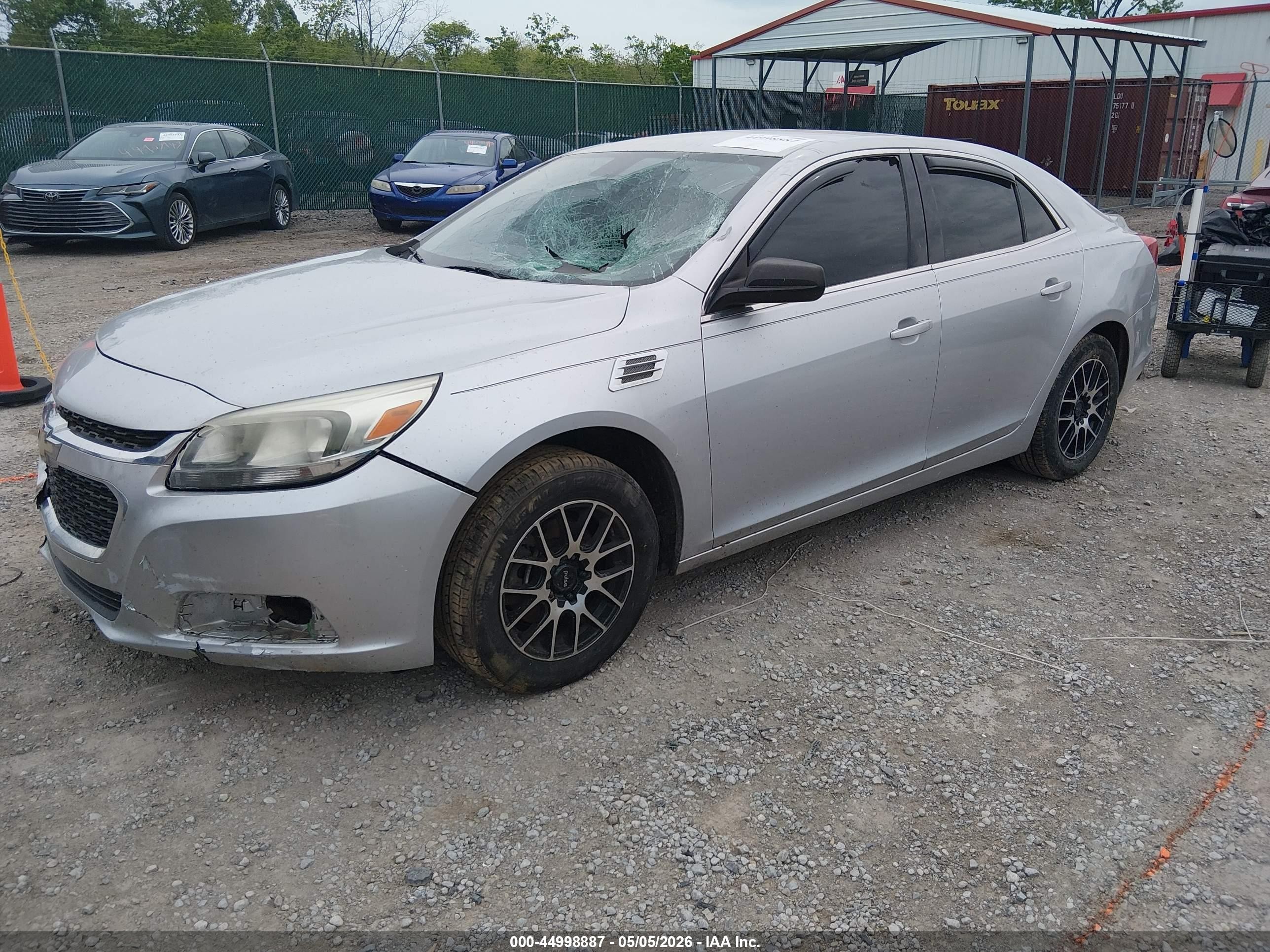 2014 Chevrolet Malibu 1fl Silver vin: 1G11A5SL9EF255524
