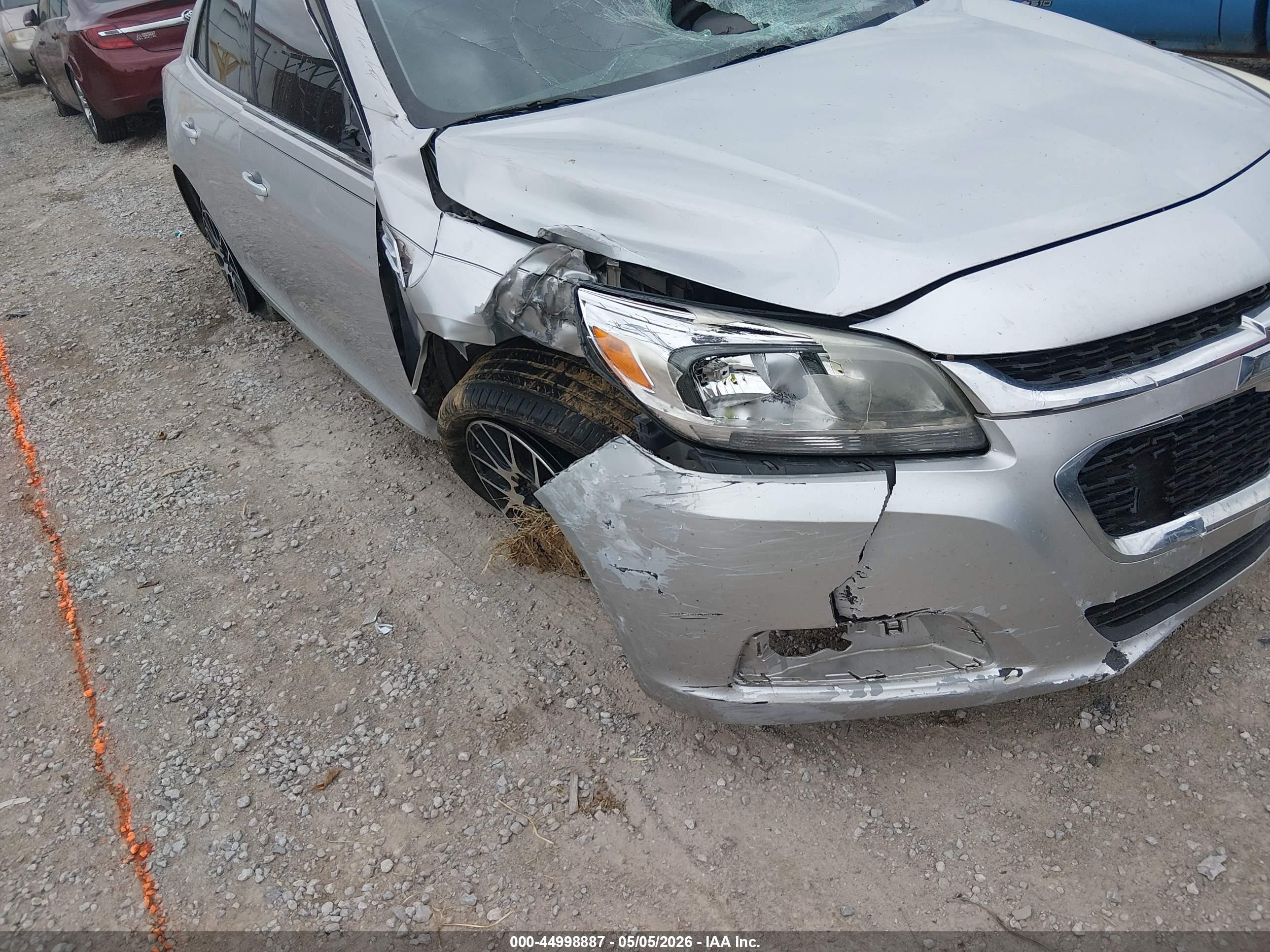 2014 Chevrolet Malibu 1fl Silver vin: 1G11A5SL9EF255524
