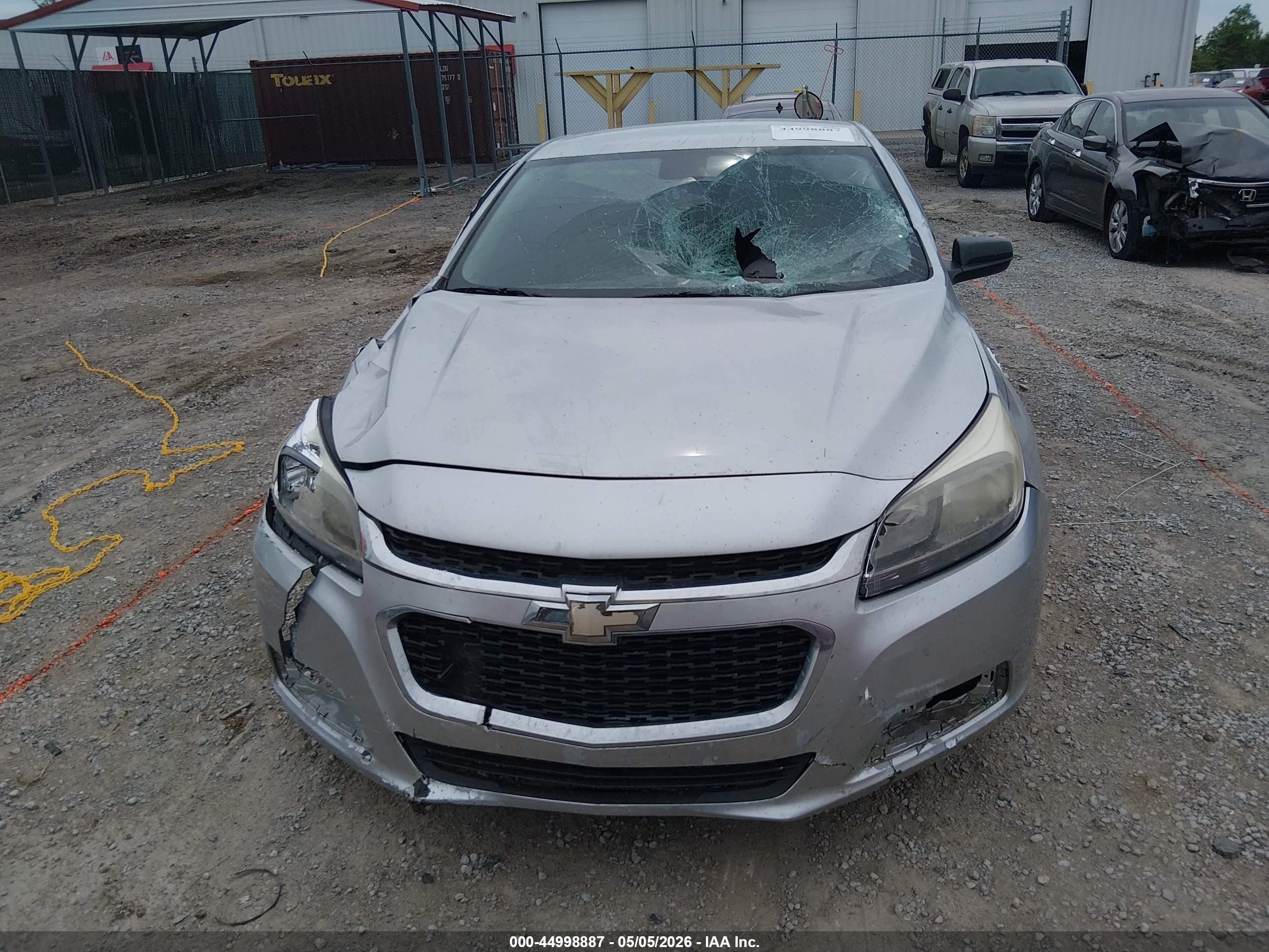 2014 Chevrolet Malibu 1fl Silver vin: 1G11A5SL9EF255524
