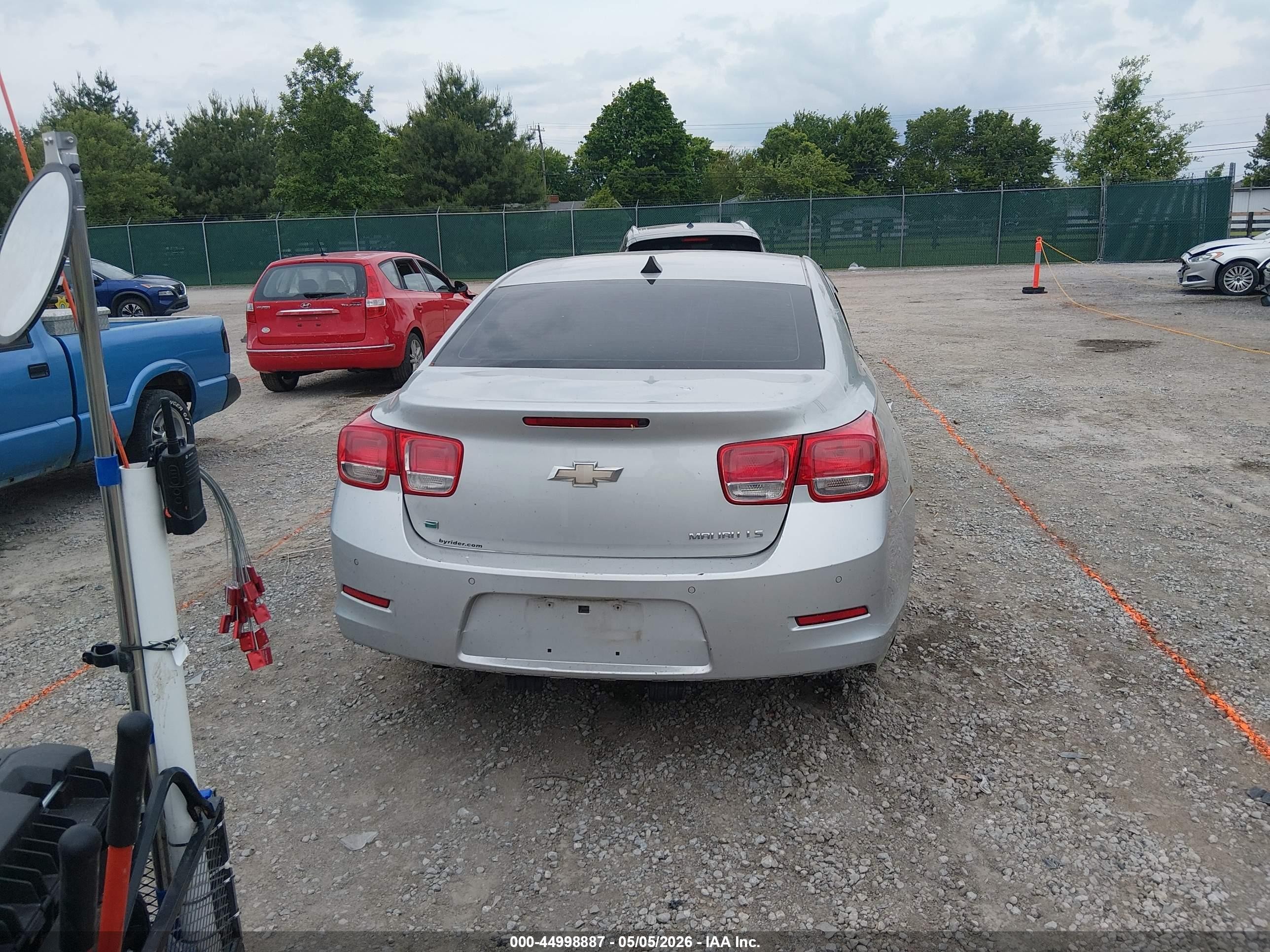 2014 Chevrolet Malibu 1fl Silver vin: 1G11A5SL9EF255524