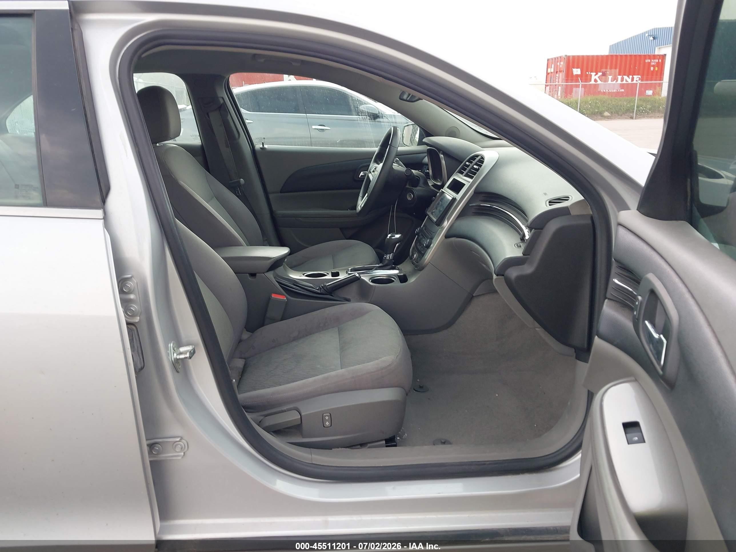 2014 Chevrolet Malibu 1fl Silver vin: 1G11A5SLXEF136087
