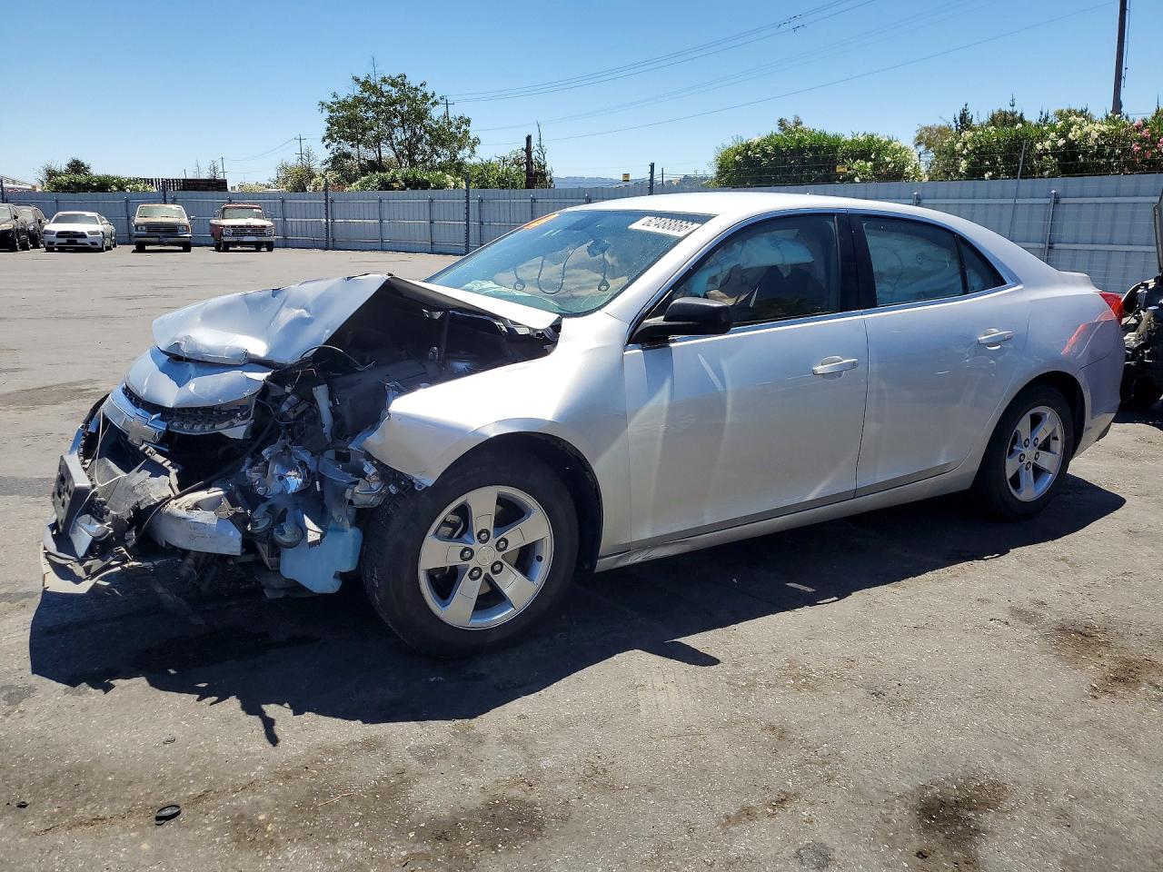 2014 Chevrolet Malibu Ls Silver vin: 1G11A5SLXEF275040