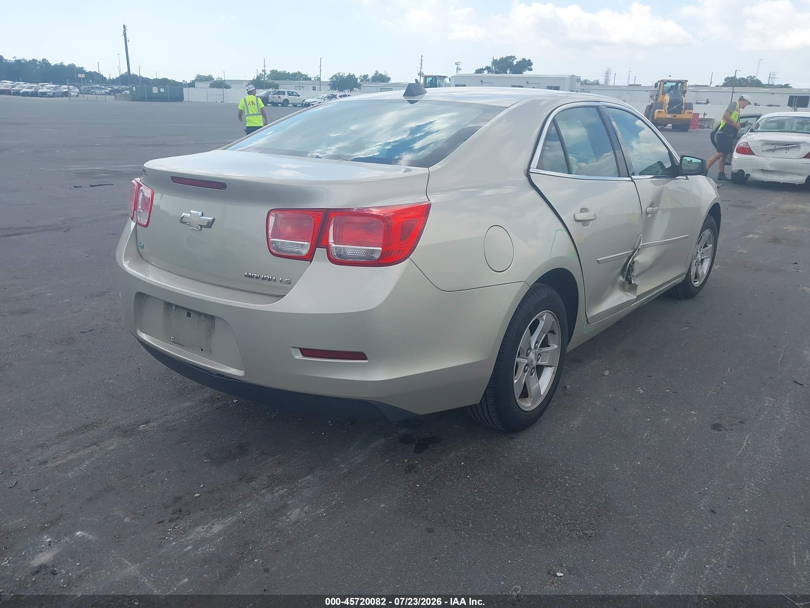 2014 Chevrolet Malibu 1fl Gold vin: 1G11A5SLXEF282280
