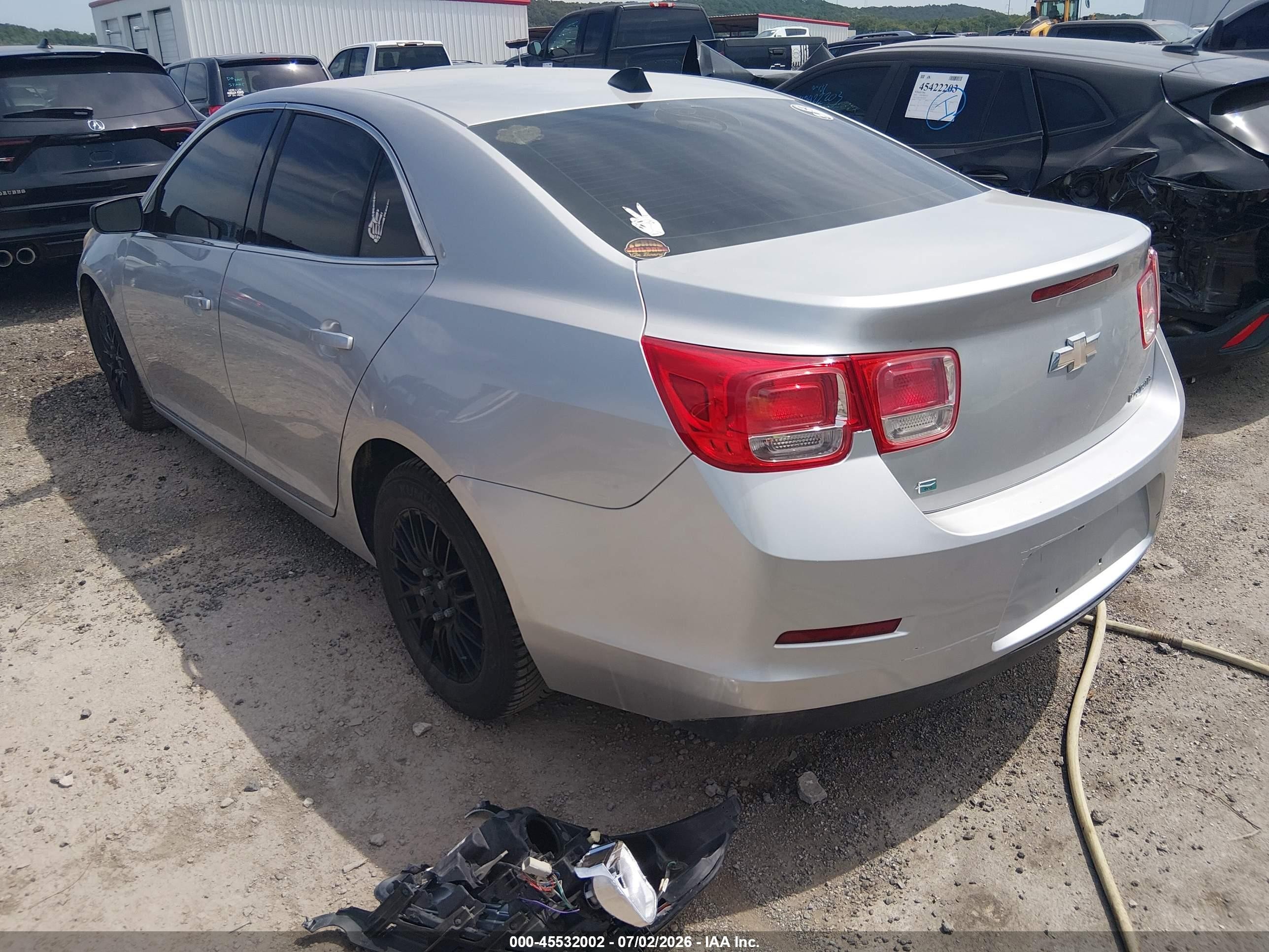 2014 Chevrolet Malibu 1fl Silver vin: 1G11A5SLXEF290265