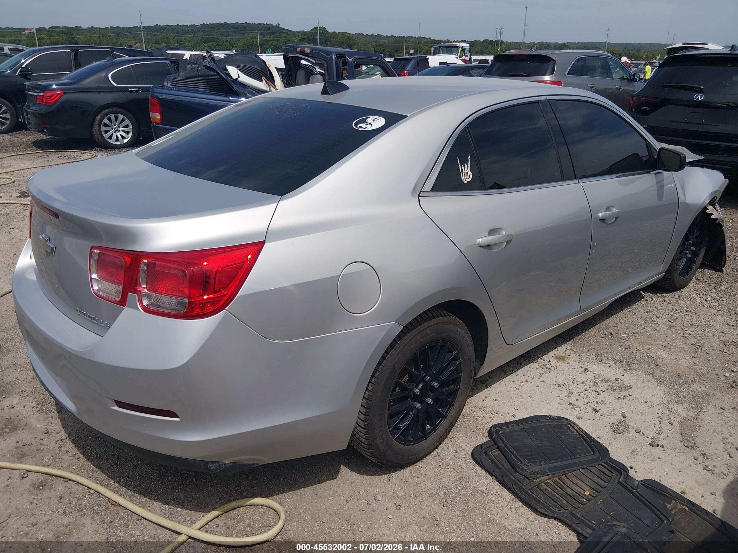 2014 Chevrolet Malibu 1fl Silver vin: 1G11A5SLXEF290265
