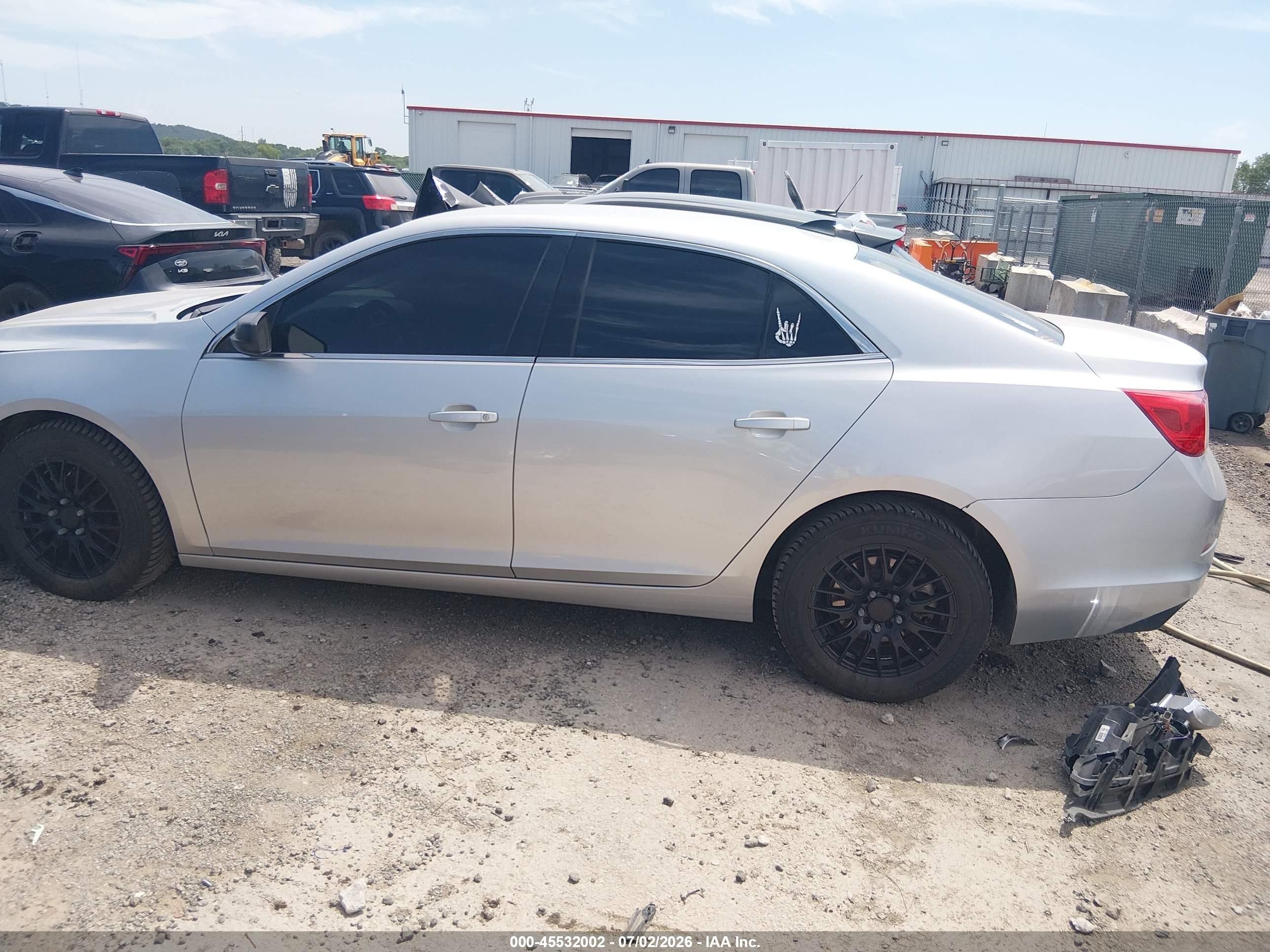 2014 Chevrolet Malibu 1fl Silver vin: 1G11A5SLXEF290265