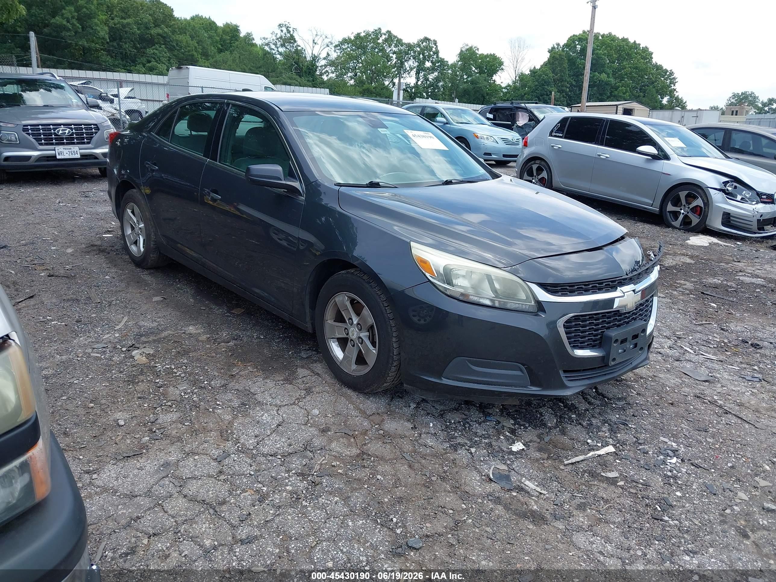 2015 Chevrolet Malibu 1fl Серый vin: 1G11A5SLXFF111790