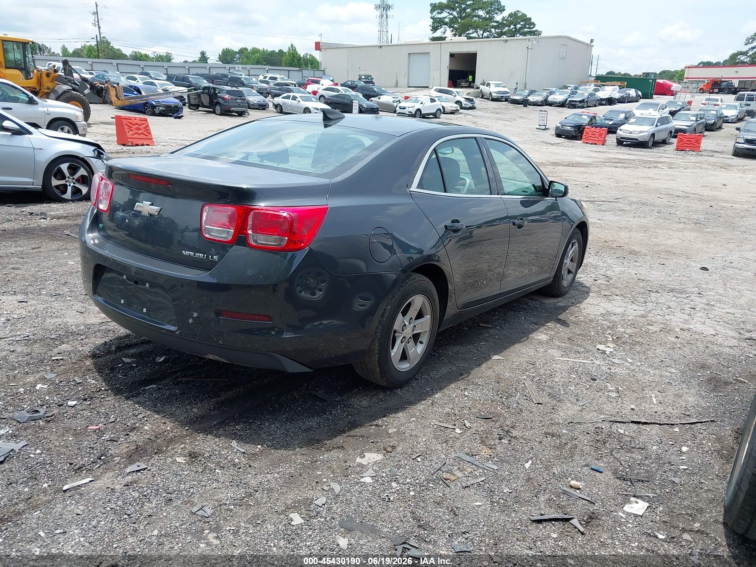 2015 Chevrolet Malibu 1fl Серый vin: 1G11A5SLXFF111790