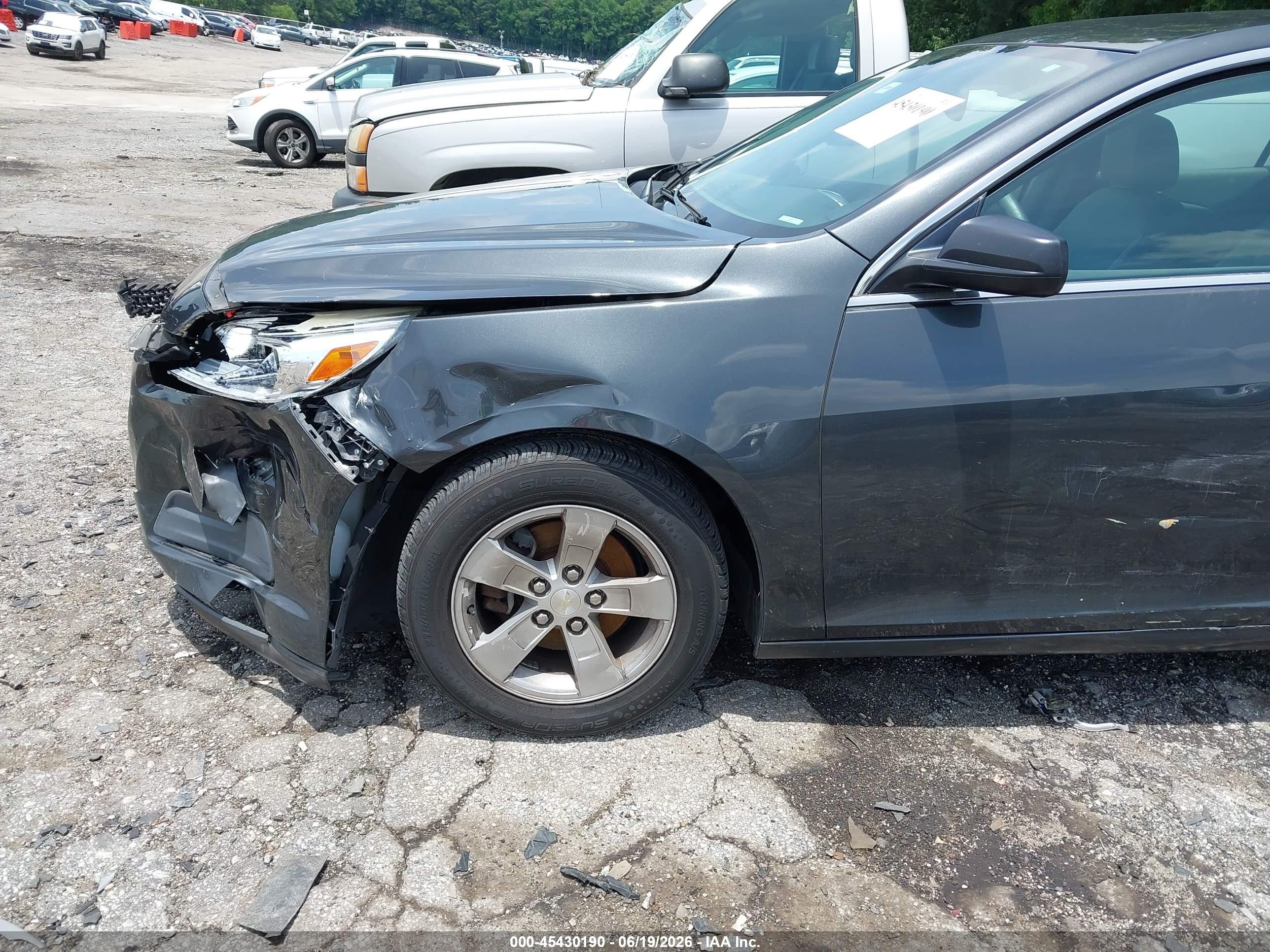2015 Chevrolet Malibu 1fl Серый vin: 1G11A5SLXFF111790