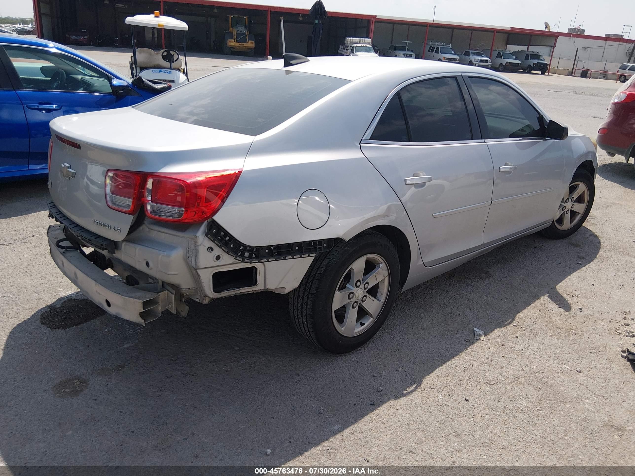 2015 Chevrolet Malibu 1fl Silver vin: 1G11A5SLXFF266534