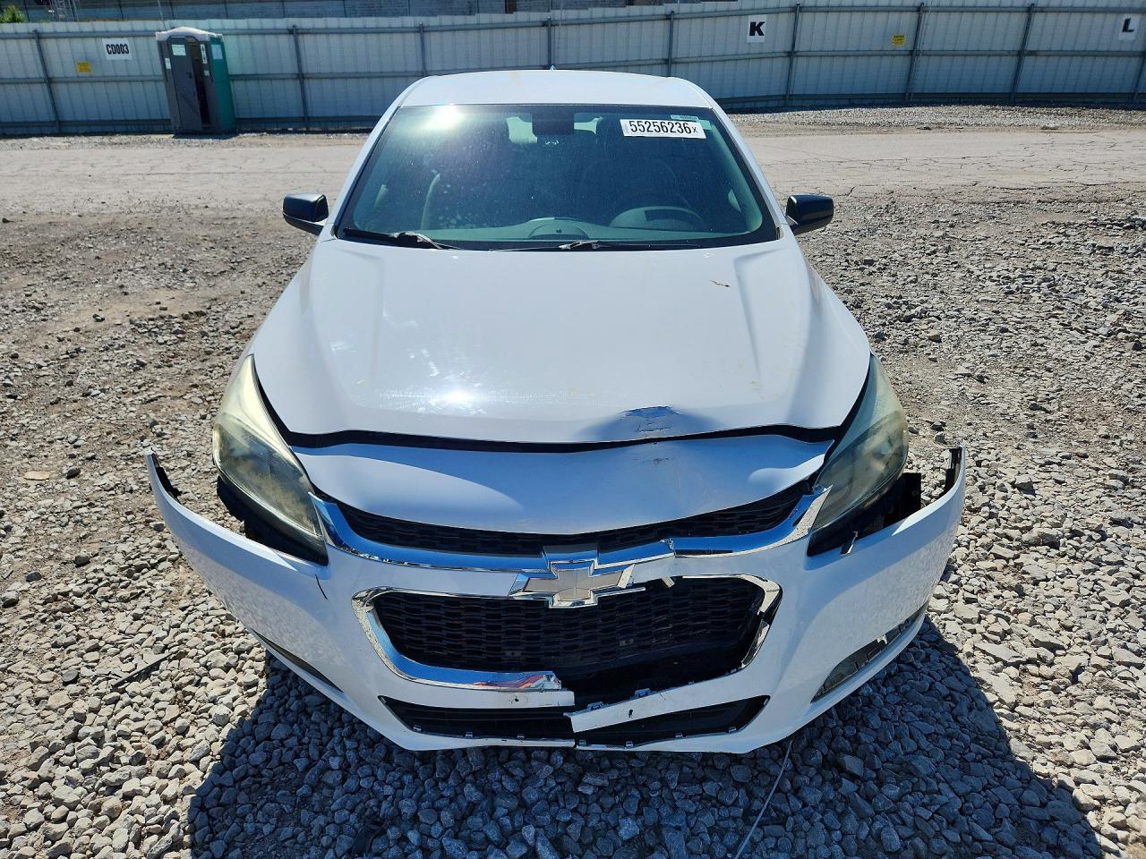 2015 Chevrolet Malibu Ls White vin: 1G11A5SLXFU101756
