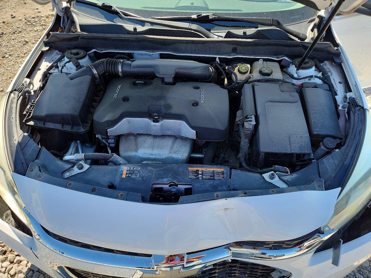 2015 Chevrolet Malibu Ls White vin: 1G11A5SLXFU101756