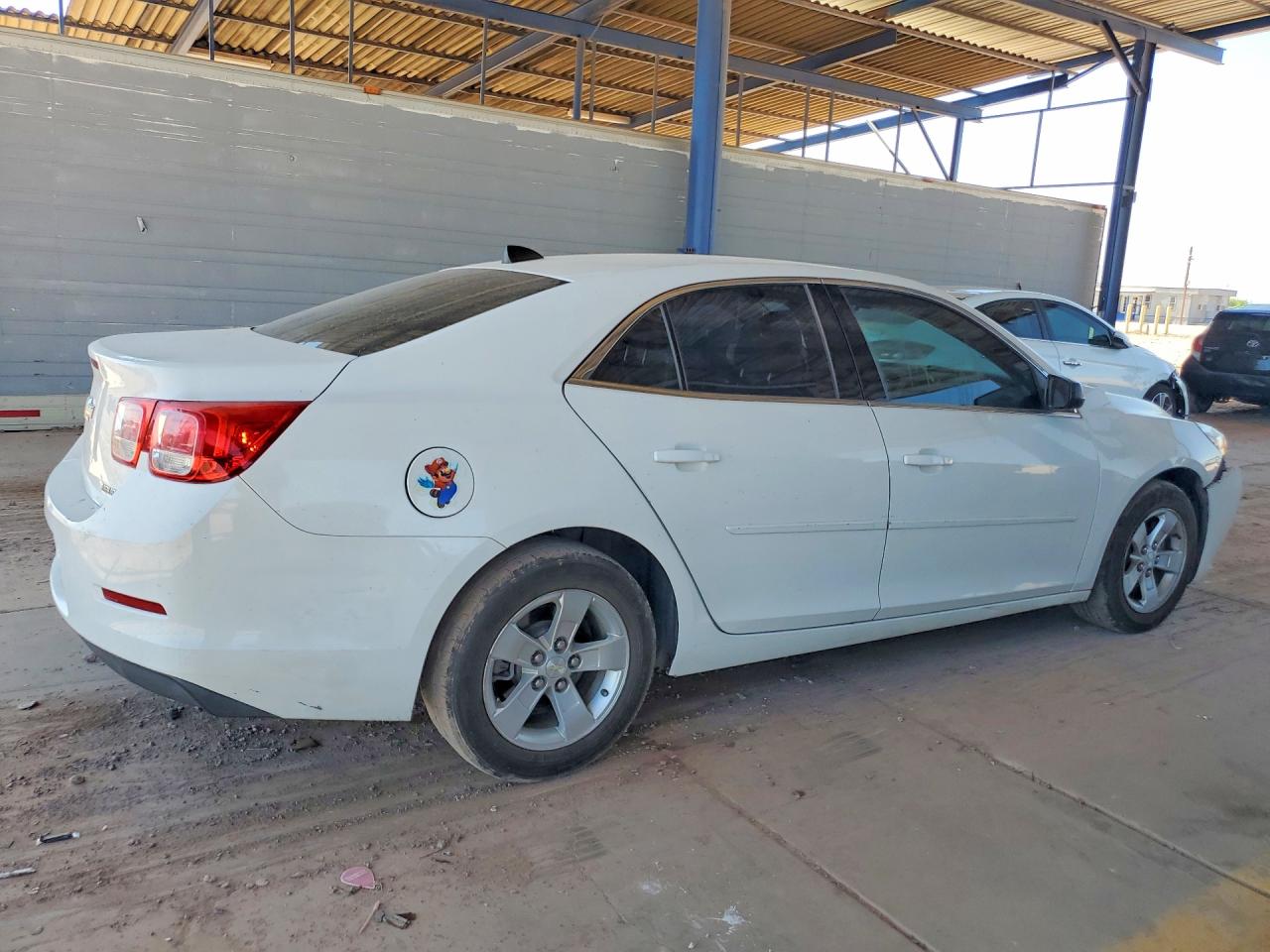 2013 Chevrolet Malibu Ls White vin: 1G11B5SA0DF131510