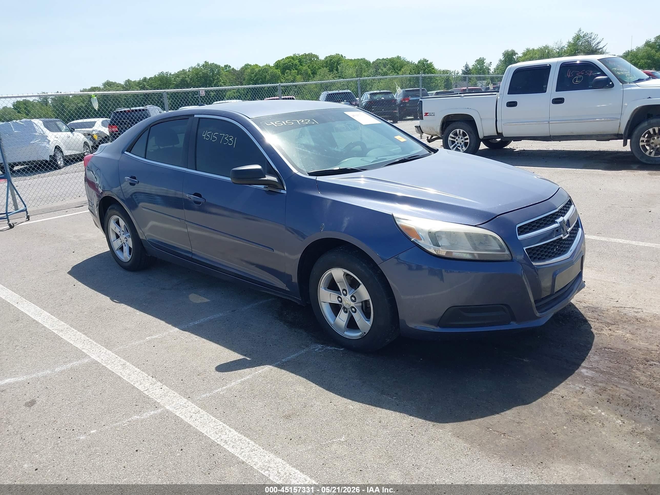 2013 Chevrolet Malibu 1ls Blue vin: 1G11B5SA0DF148999