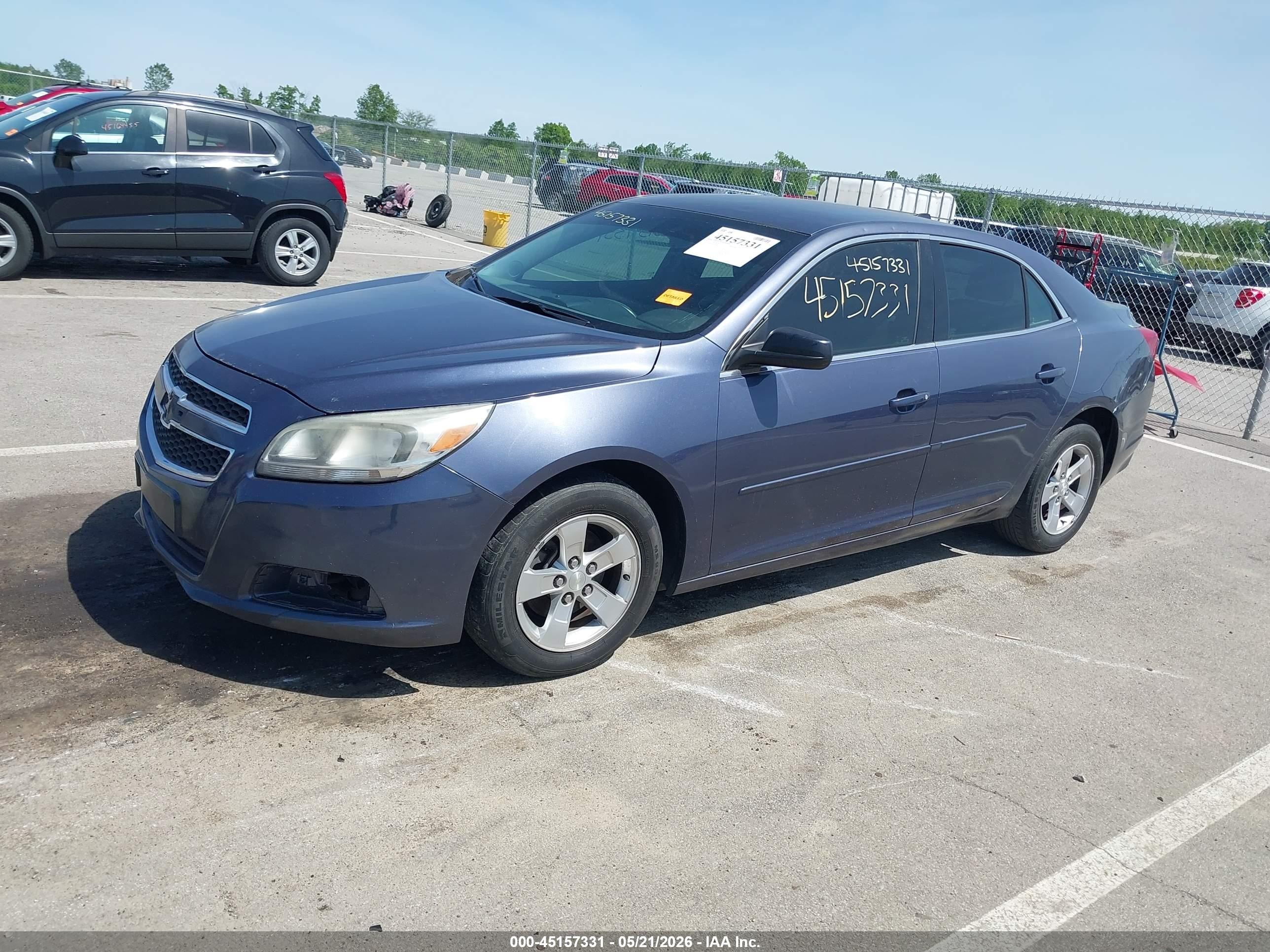 2013 Chevrolet Malibu 1ls Blue vin: 1G11B5SA0DF148999