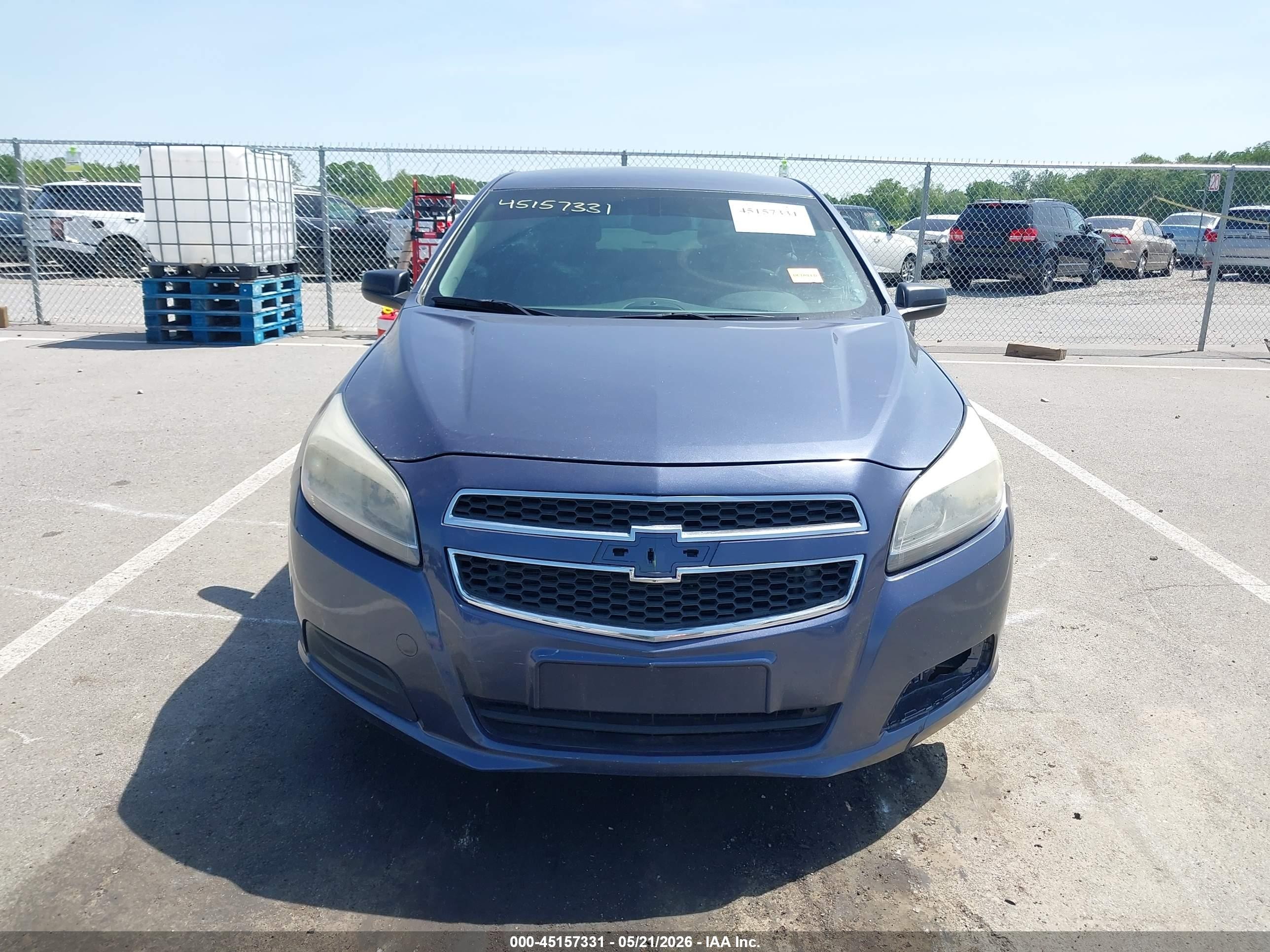 2013 Chevrolet Malibu 1ls Blue vin: 1G11B5SA0DF148999