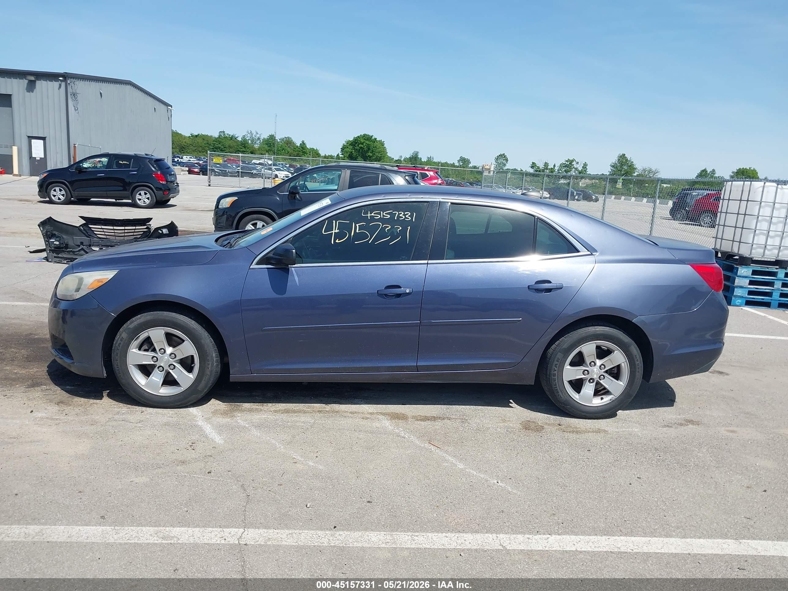 2013 Chevrolet Malibu 1ls Blue vin: 1G11B5SA0DF148999