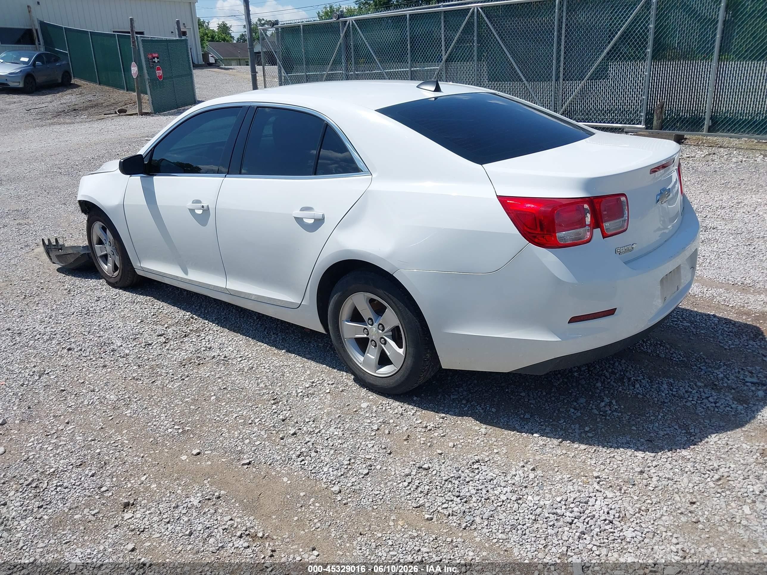 2013 Chevrolet Malibu 1ls White vin: 1G11B5SA0DF152311