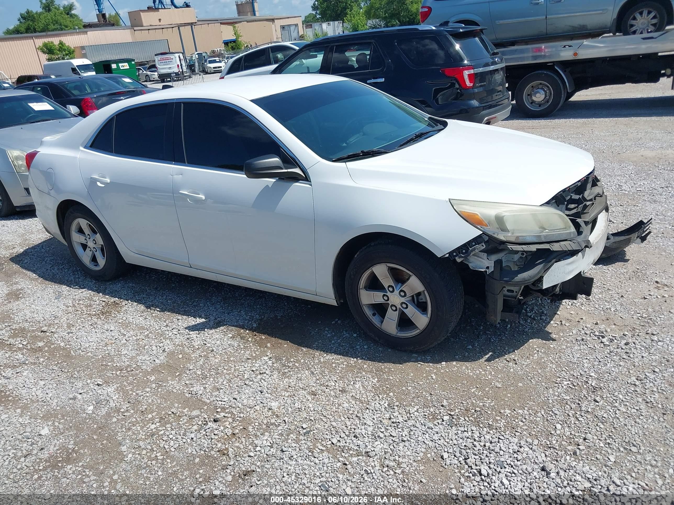 2013 Chevrolet Malibu 1ls White vin: 1G11B5SA0DF152311