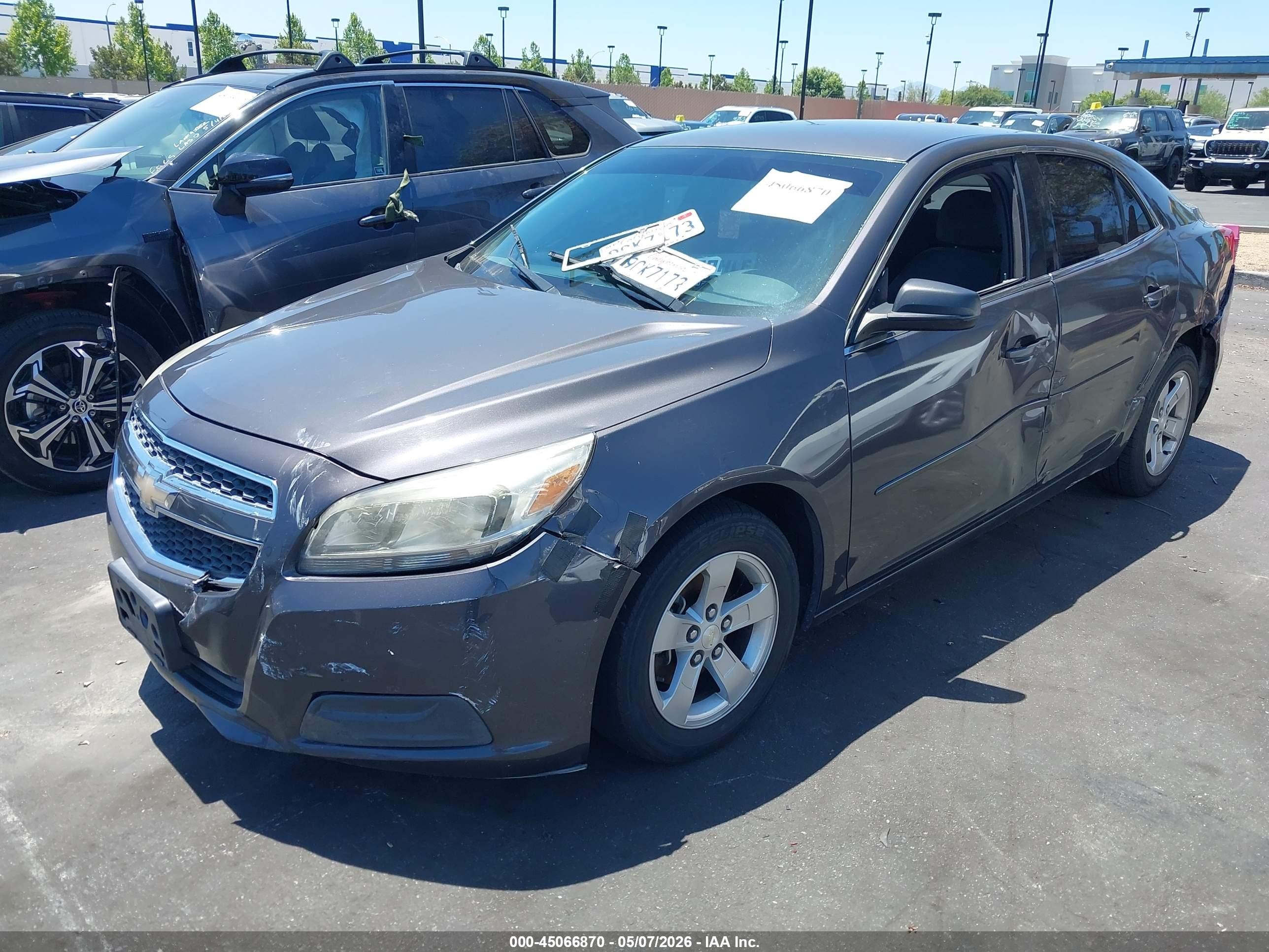 2013 Chevrolet Malibu 1ls Серый vin: 1G11B5SA0DF190248