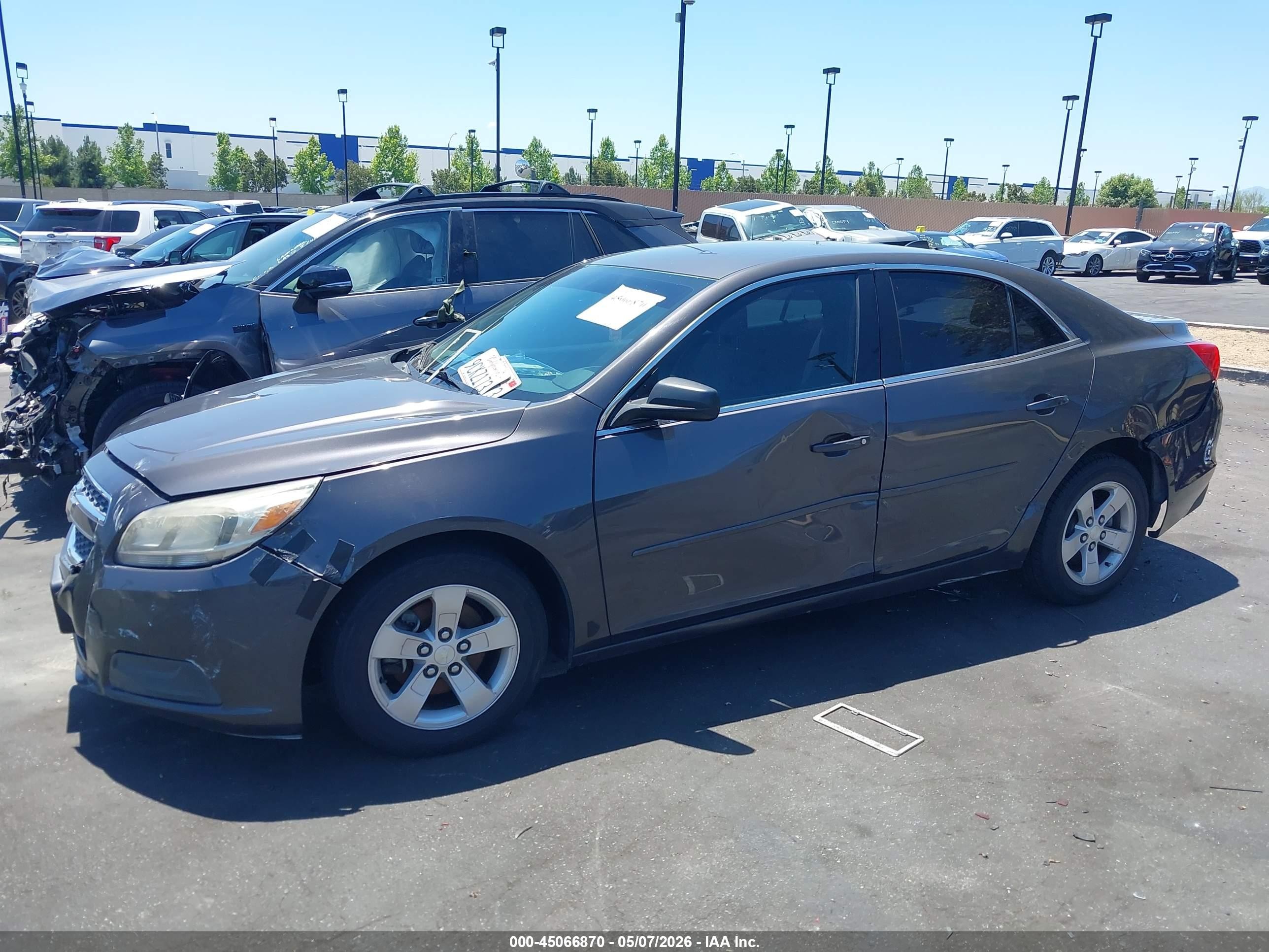 2013 Chevrolet Malibu 1ls Серый vin: 1G11B5SA0DF190248