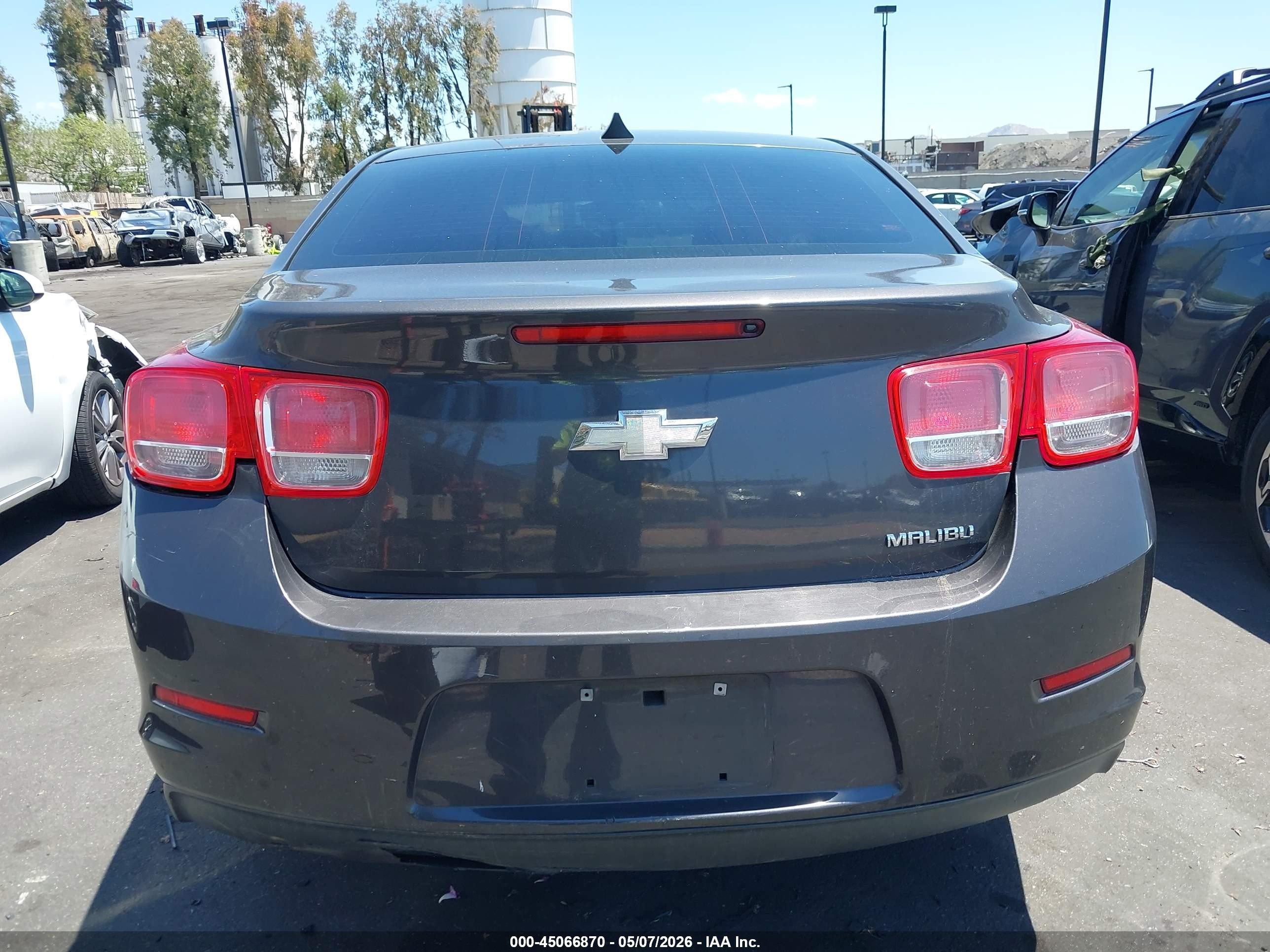 2013 Chevrolet Malibu 1ls Серый vin: 1G11B5SA0DF190248