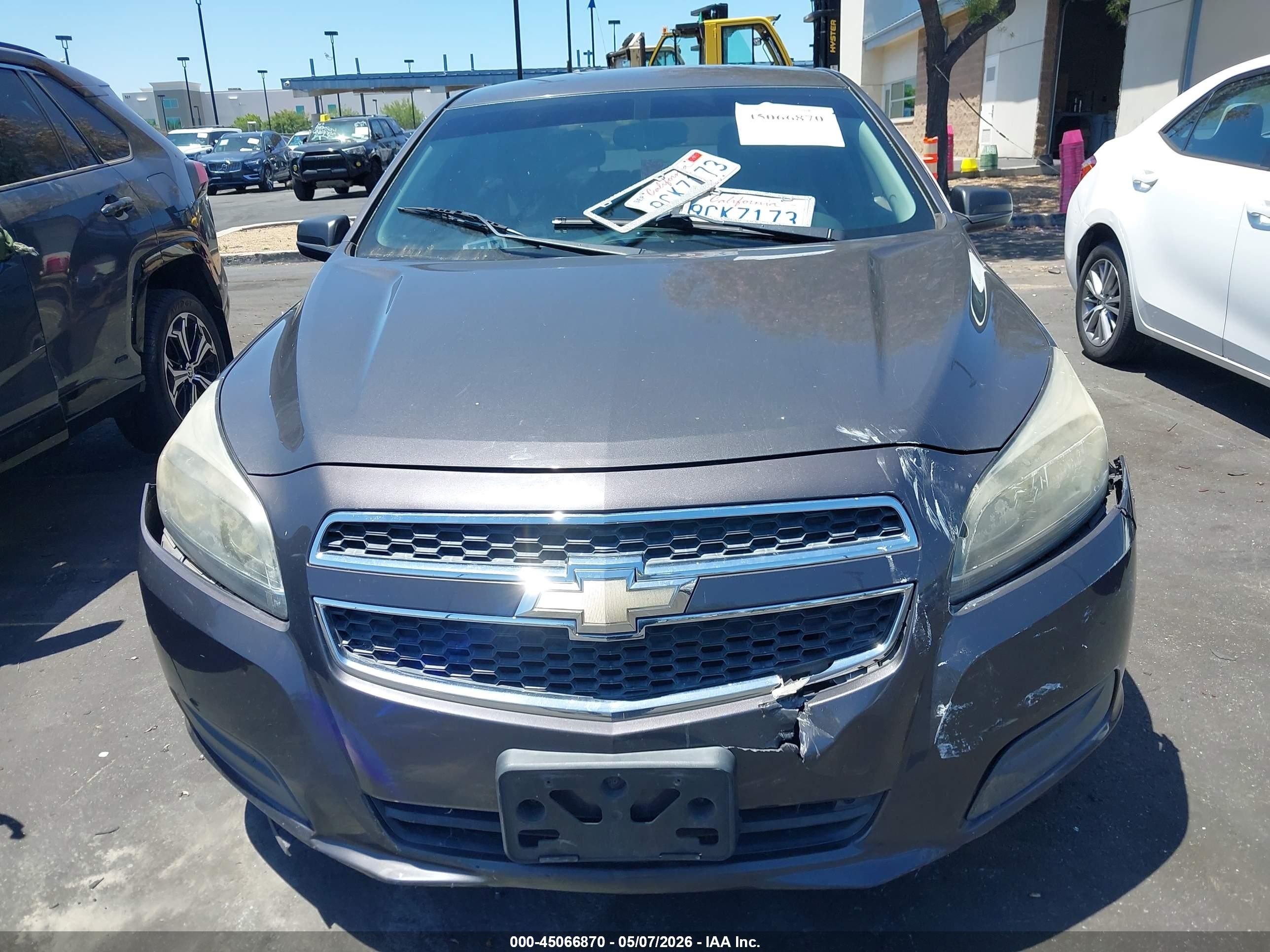 2013 Chevrolet Malibu 1ls Серый vin: 1G11B5SA0DF190248