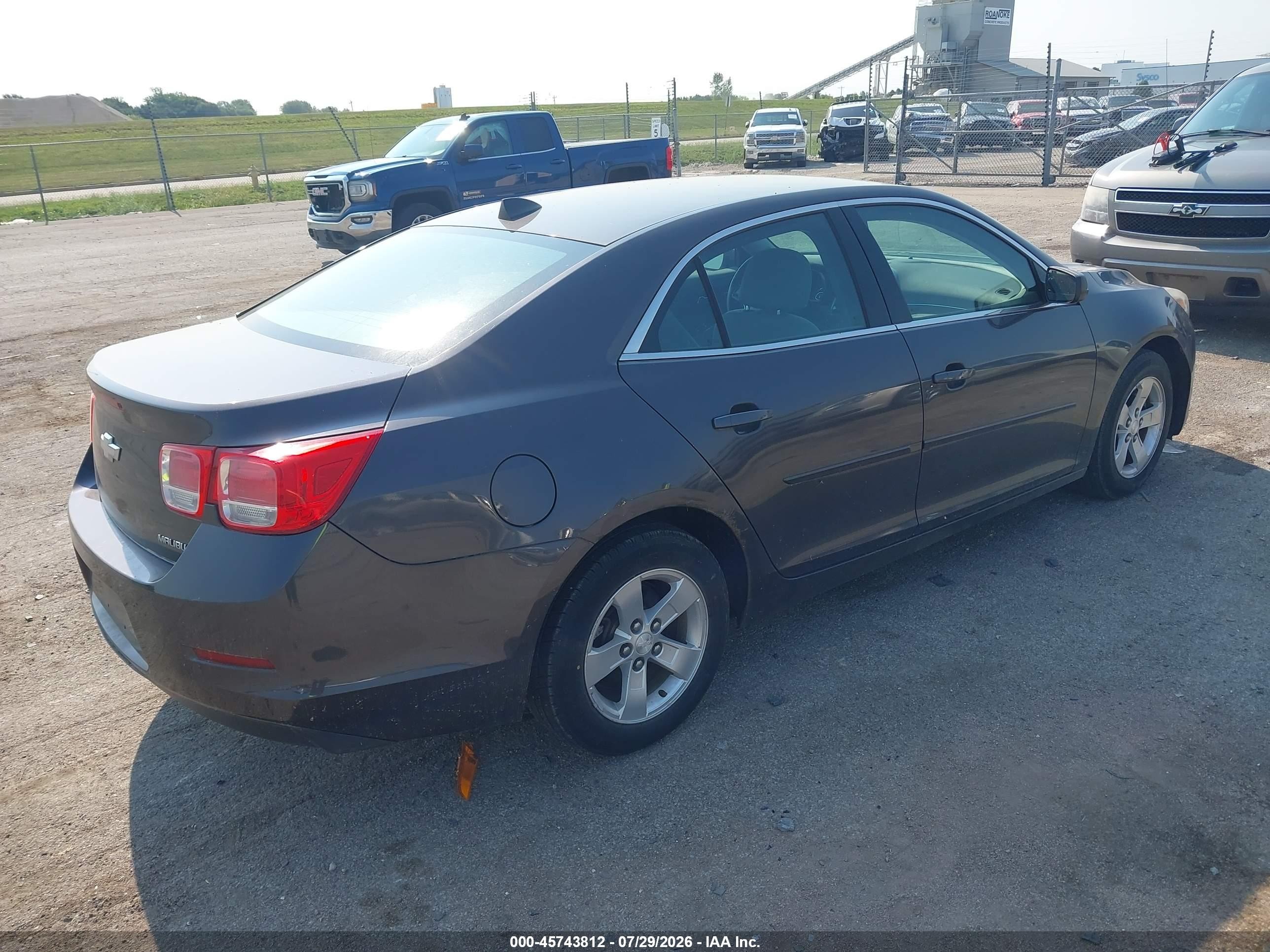 2013 Chevrolet Malibu 1ls Gray vin: 1G11B5SA0DF246981