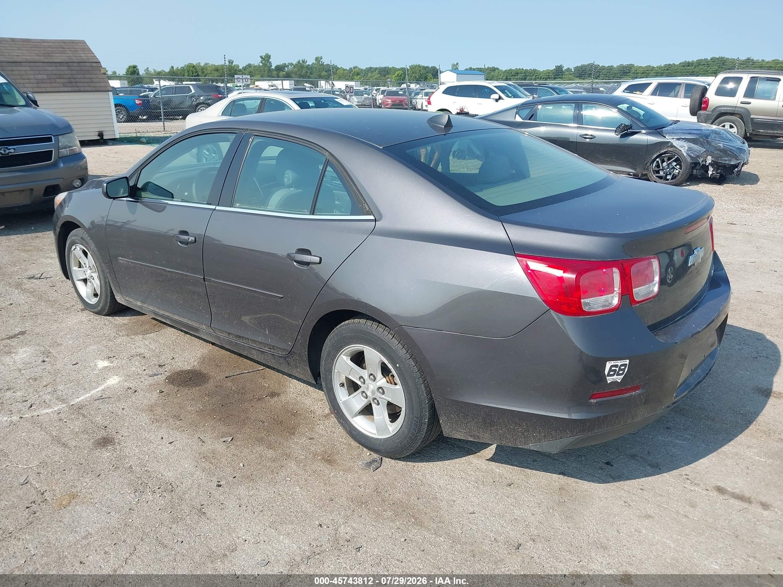 2013 Chevrolet Malibu 1ls Gray vin: 1G11B5SA0DF246981