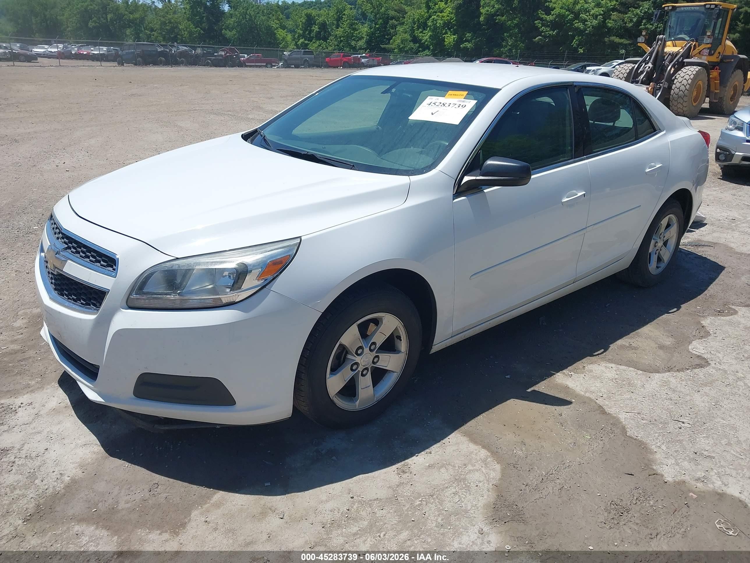 2013 Chevrolet Malibu 1ls White vin: 1G11B5SA0DF267104