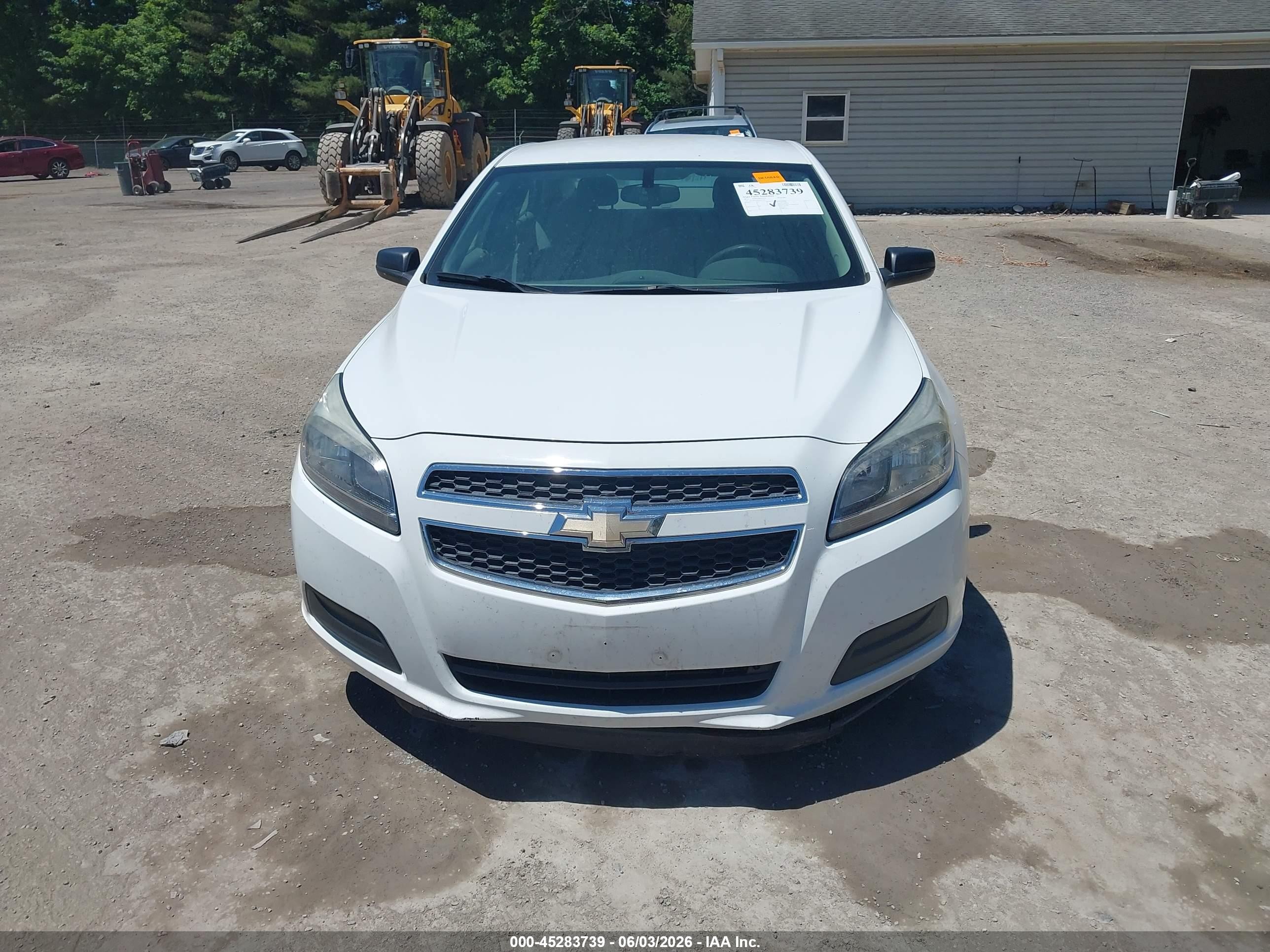 2013 Chevrolet Malibu 1ls White vin: 1G11B5SA0DF267104