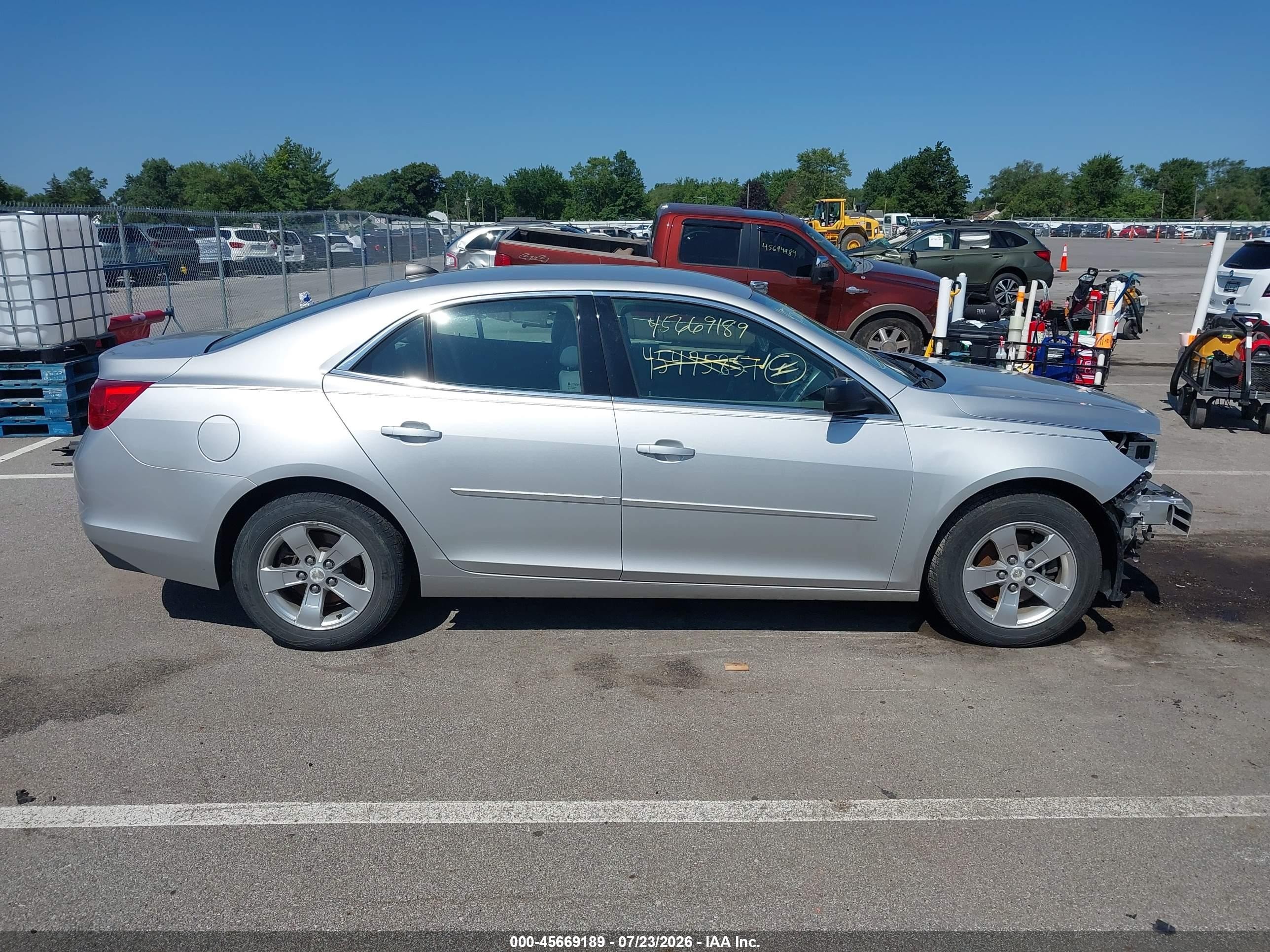 2013 Chevrolet Malibu 1ls Silver vin: 1G11B5SA0DF340259