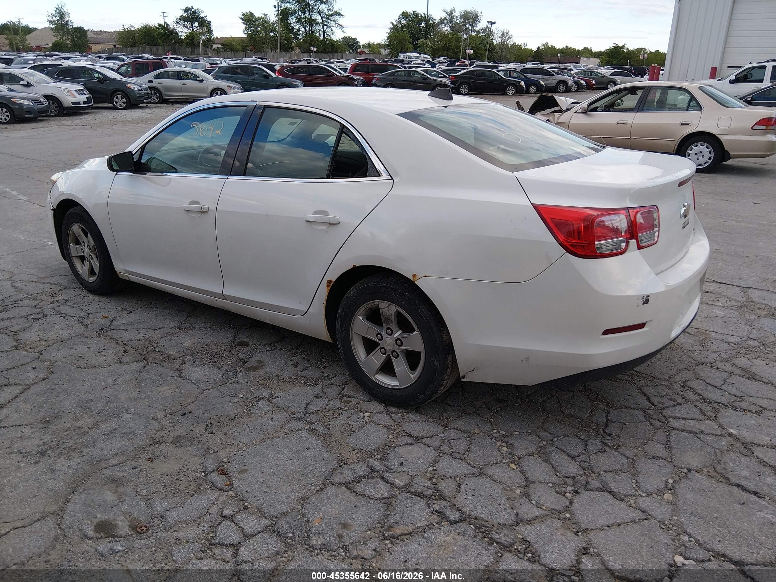 2013 Chevrolet Malibu 1ls White vin: 1G11B5SA0DF349706