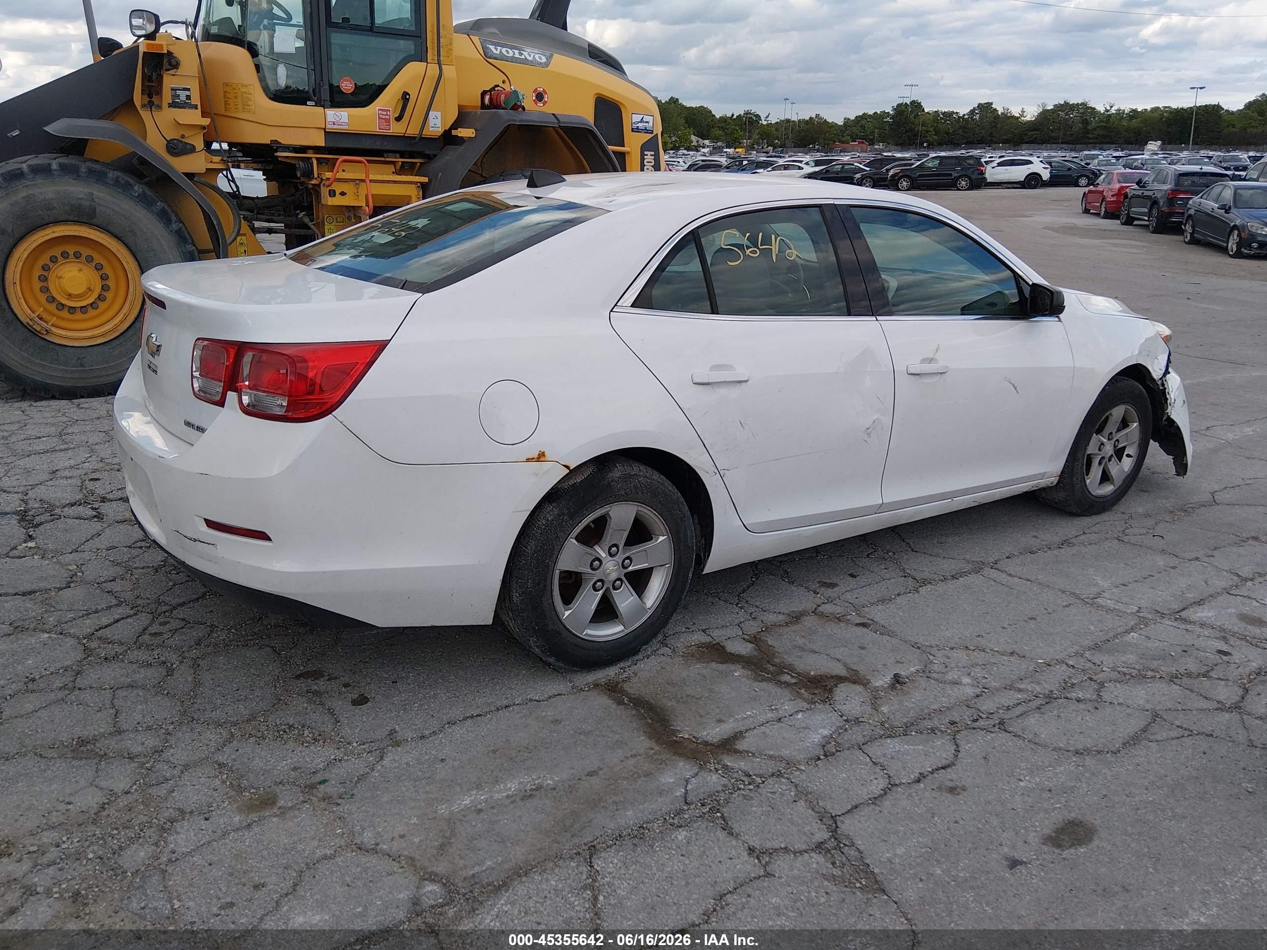 2013 Chevrolet Malibu 1ls White vin: 1G11B5SA0DF349706