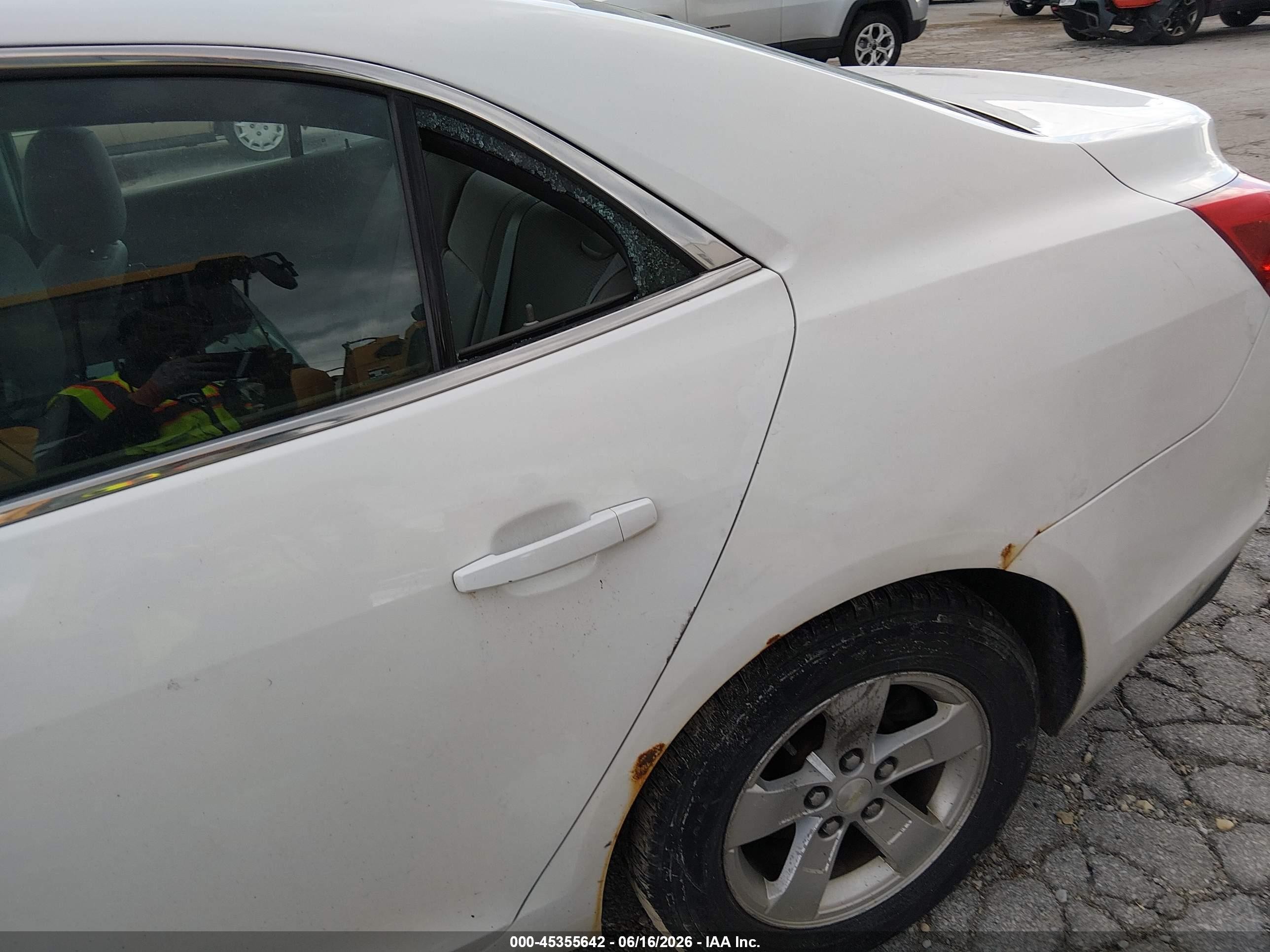 2013 Chevrolet Malibu 1ls White vin: 1G11B5SA0DF349706
