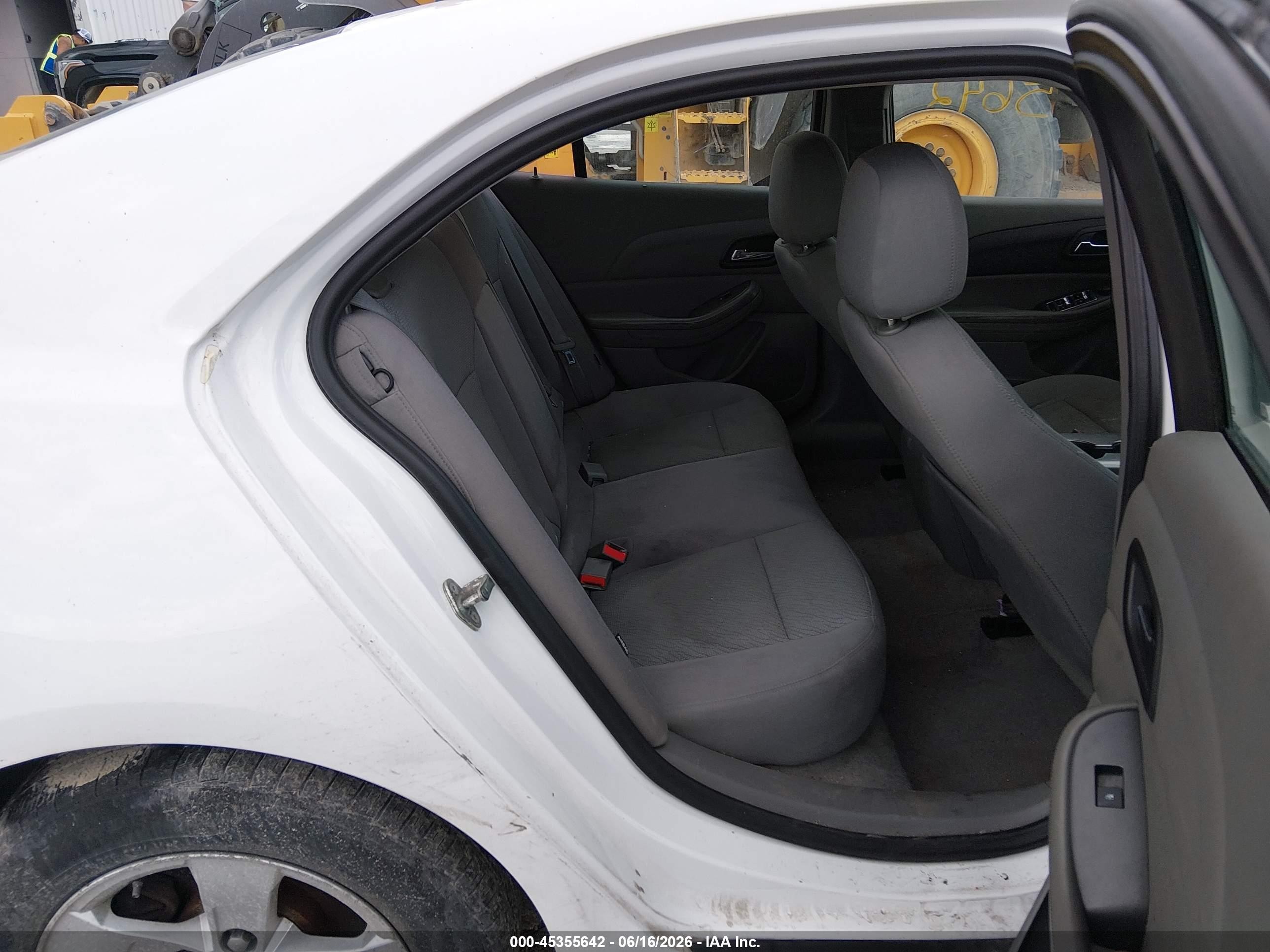 2013 Chevrolet Malibu 1ls White vin: 1G11B5SA0DF349706