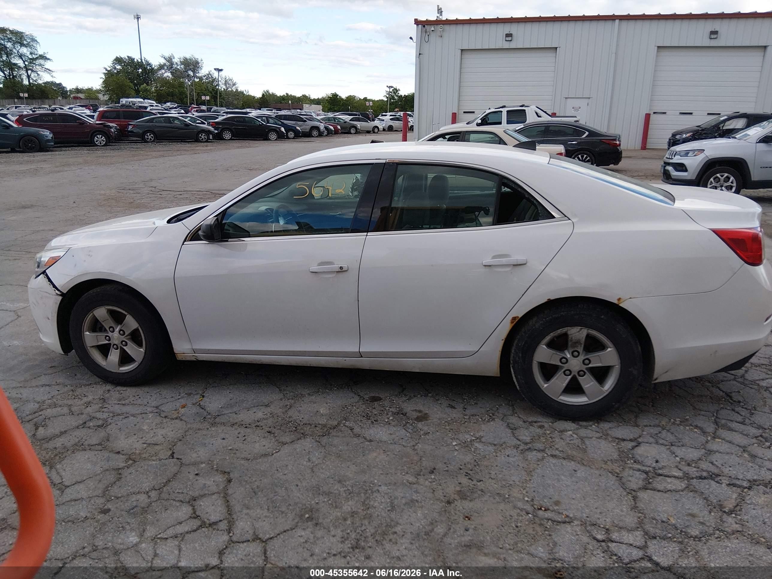 2013 Chevrolet Malibu 1ls White vin: 1G11B5SA0DF349706