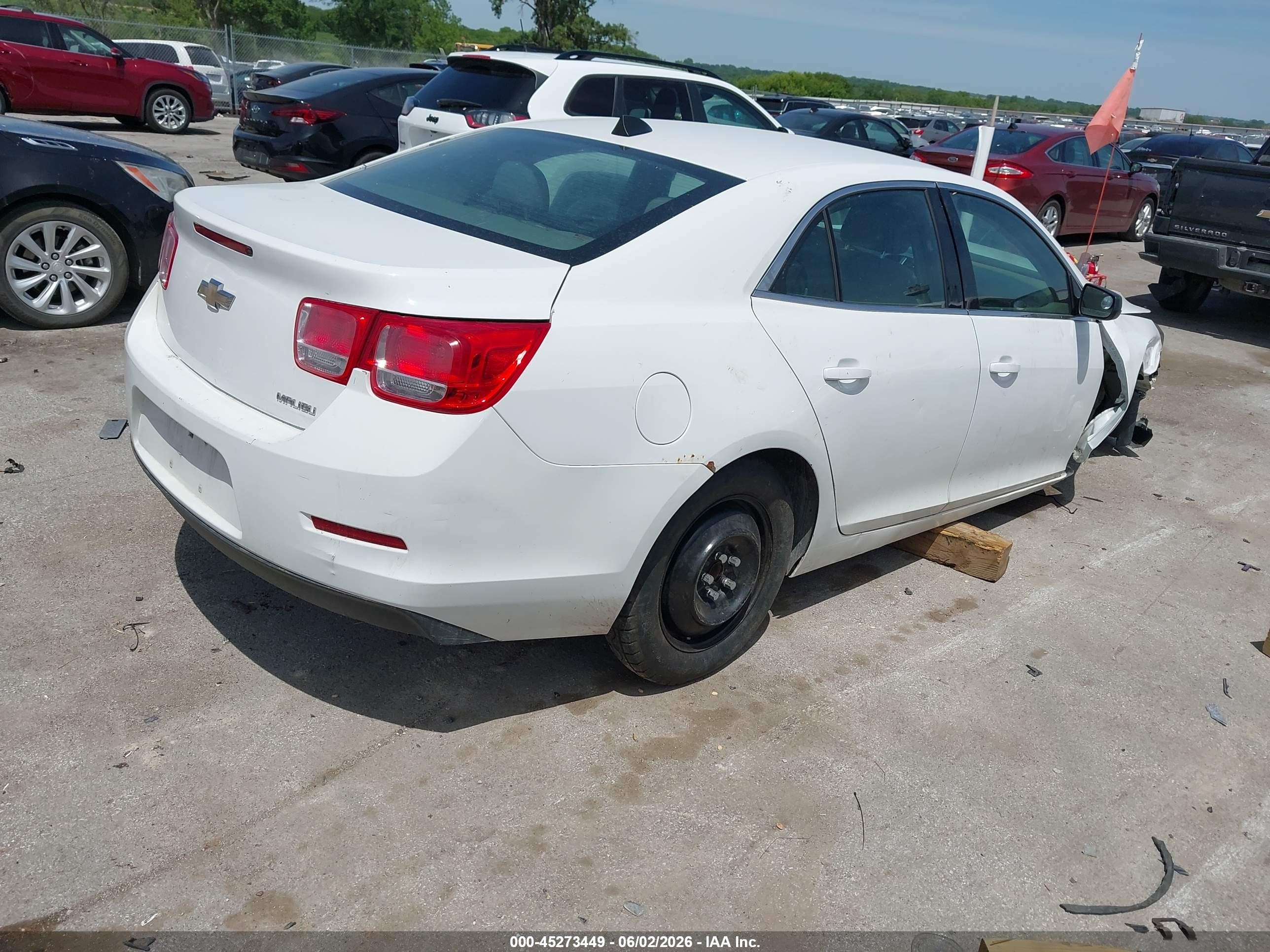 2013 Chevrolet Malibu 1ls White vin: 1G11B5SA0DF353545