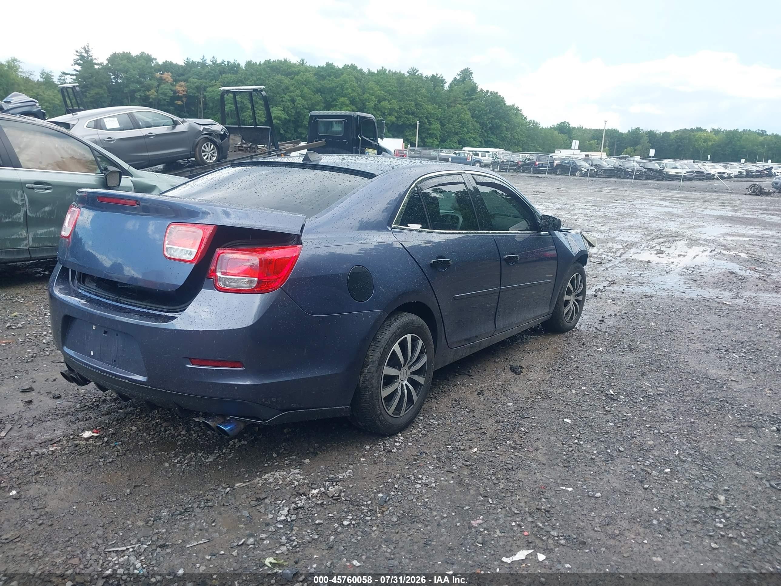 2013 Chevrolet Malibu 1ls Blue vin: 1G11B5SA0DF357904
