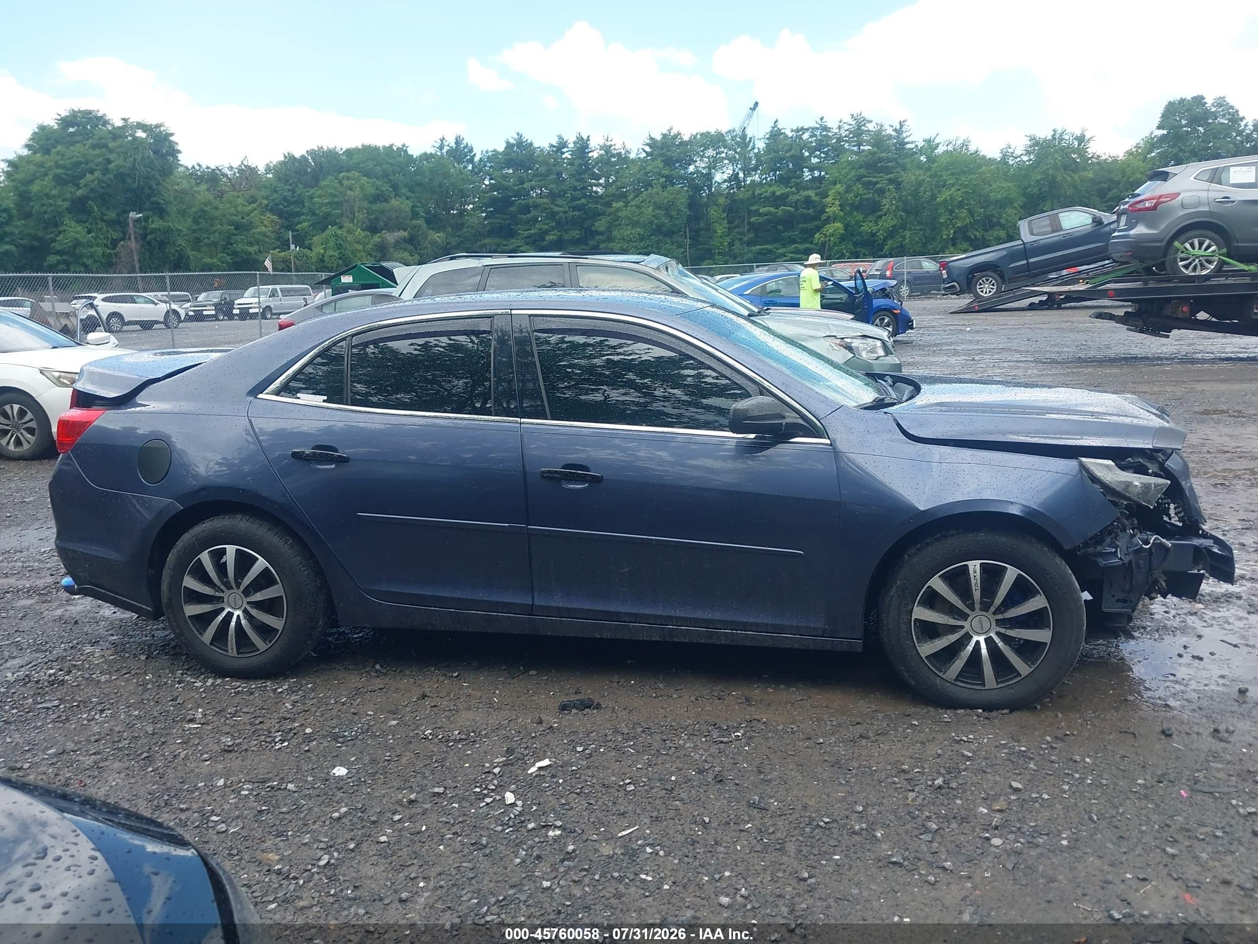 2013 Chevrolet Malibu 1ls Blue vin: 1G11B5SA0DF357904