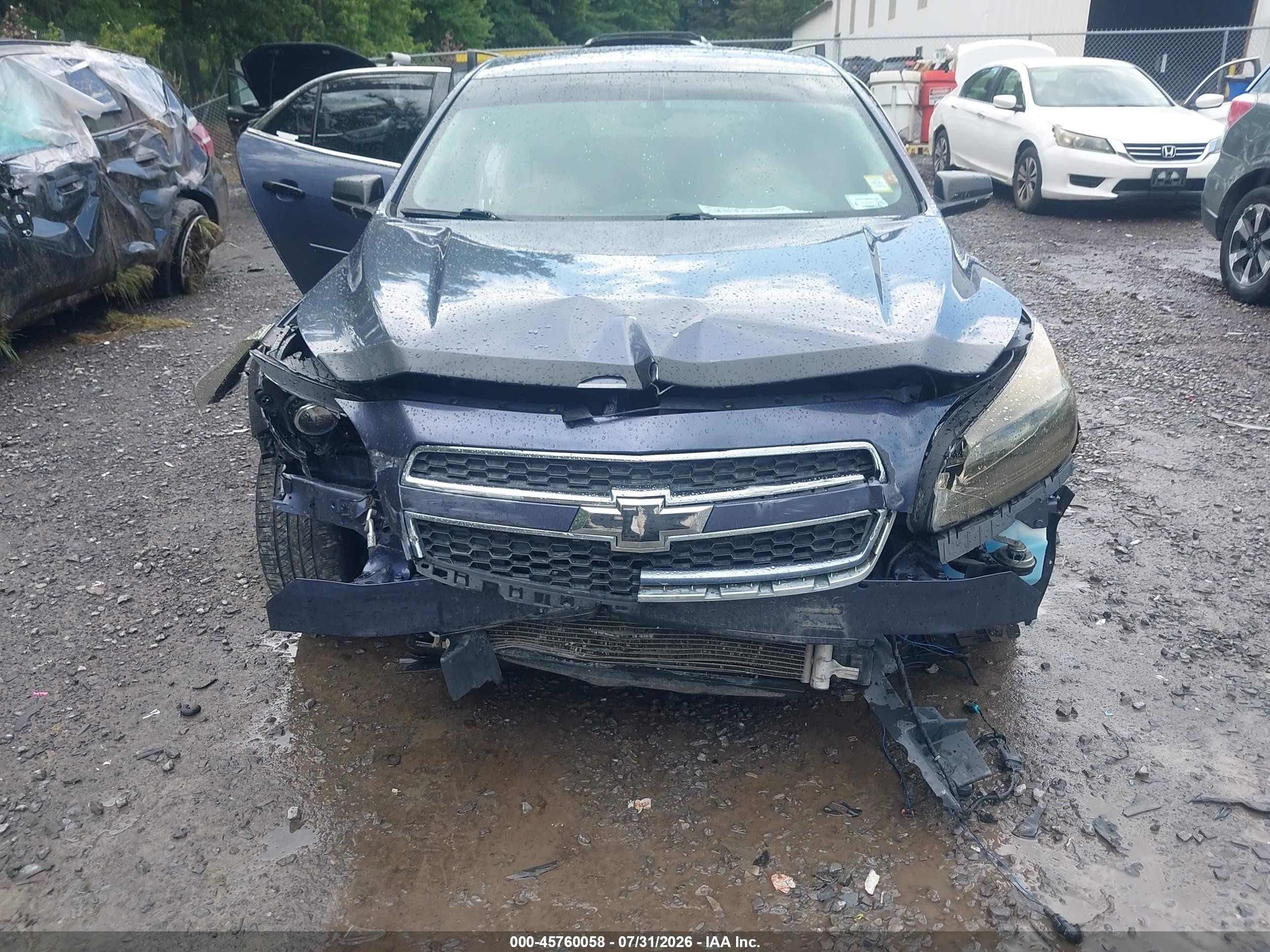2013 Chevrolet Malibu 1ls Blue vin: 1G11B5SA0DF357904