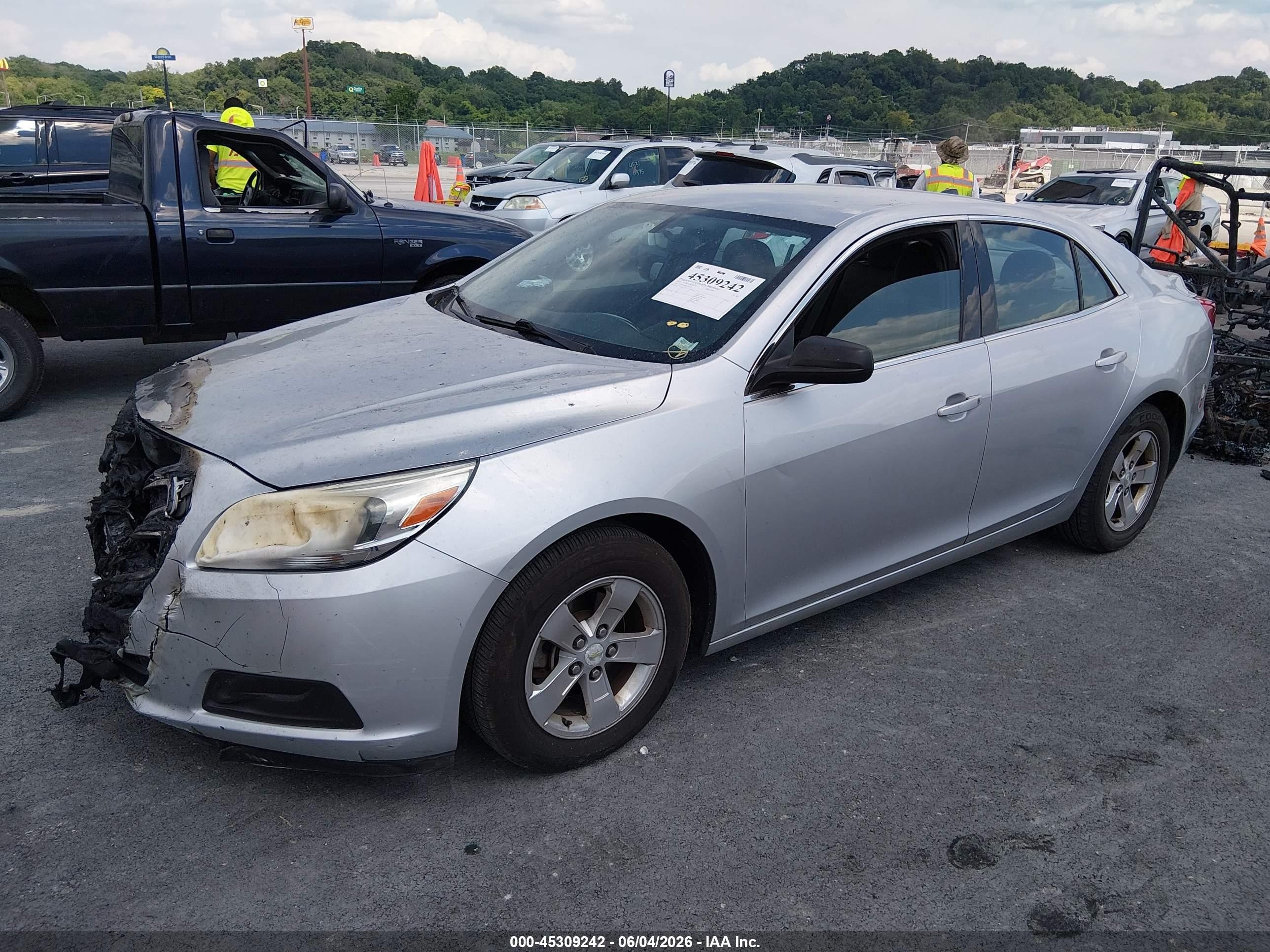 2013 Chevrolet Malibu 1ls Silver vin: 1G11B5SA0DF358275